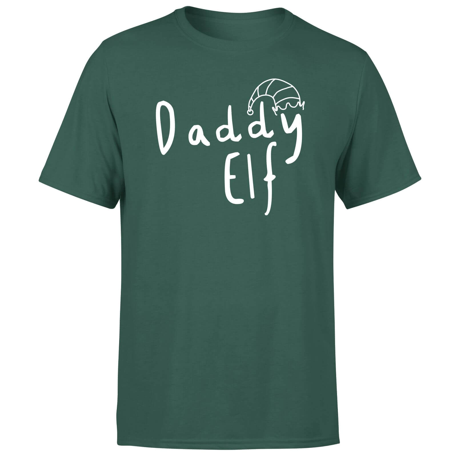 Daddy Christmas Elf Men's T-Shirt - Green - XS - Green