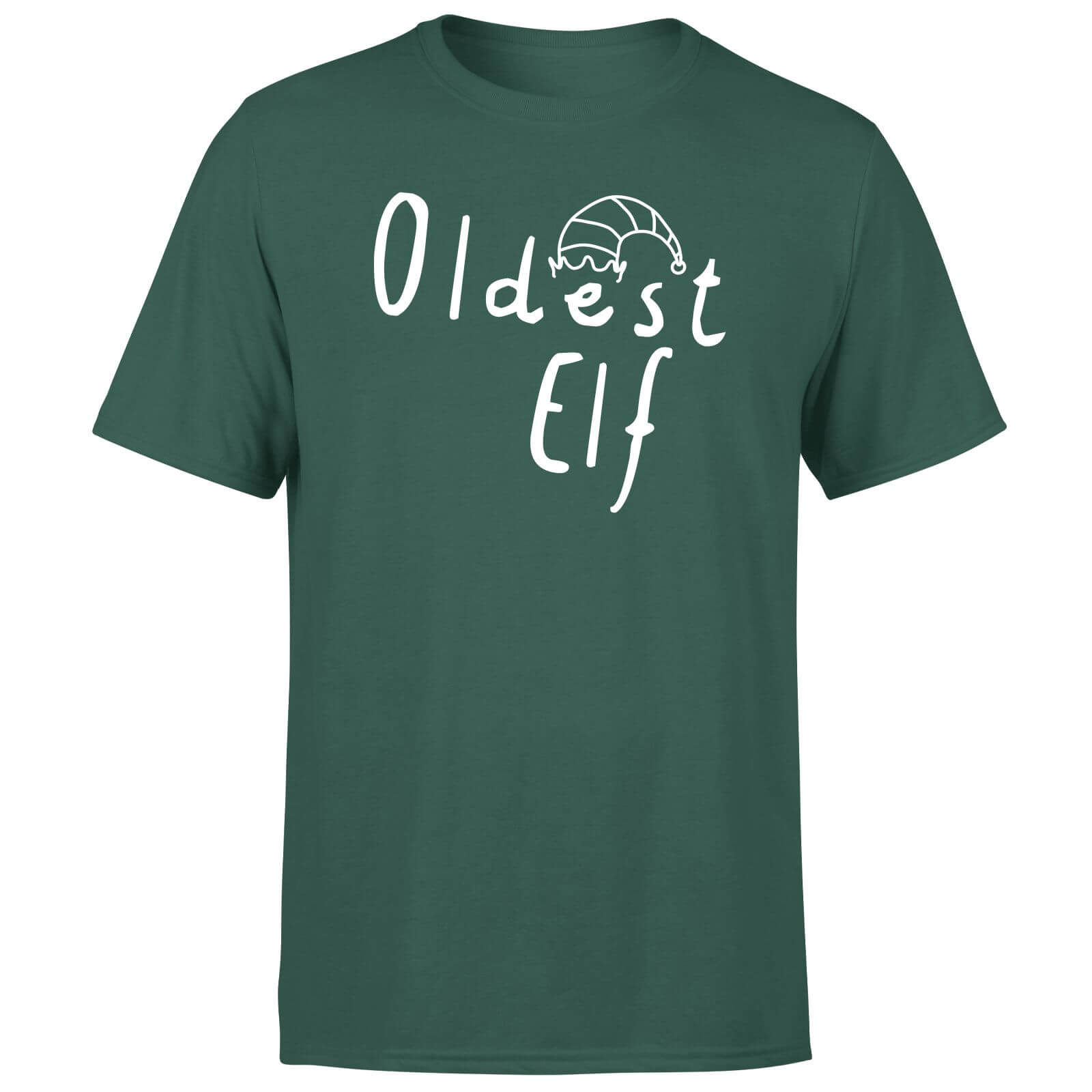 Oldest Christmas Elf Men's T-Shirt - Green - XS - Green