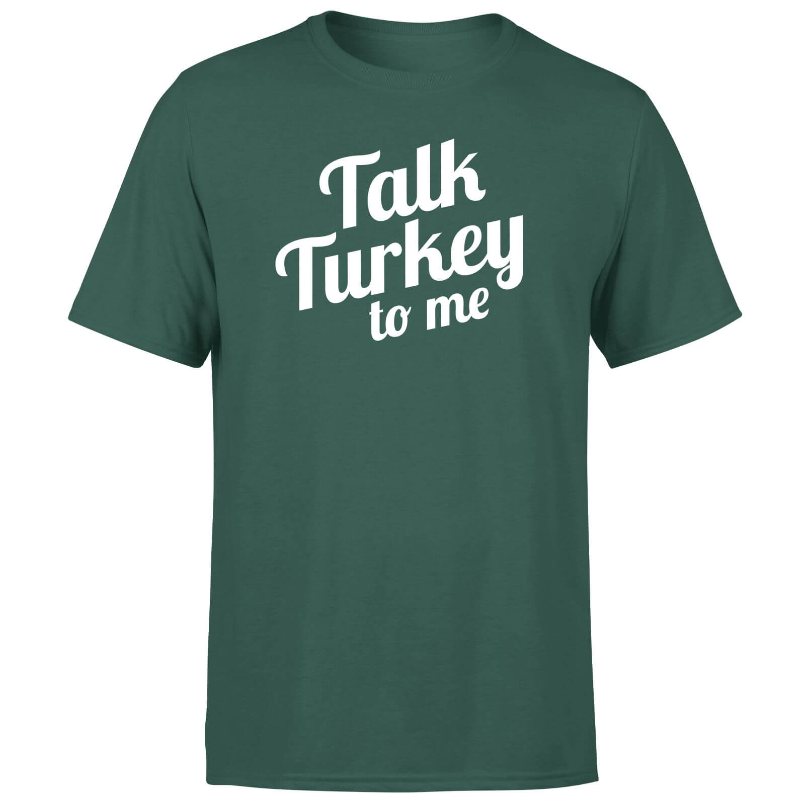 Talk Turkey To Me Men's T-Shirt - Green - XS - Green