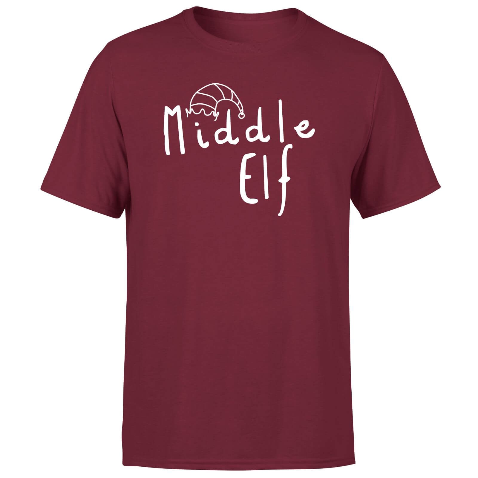 Middle Elf Men's T-Shirt - Burgundy - XS - Burgundy