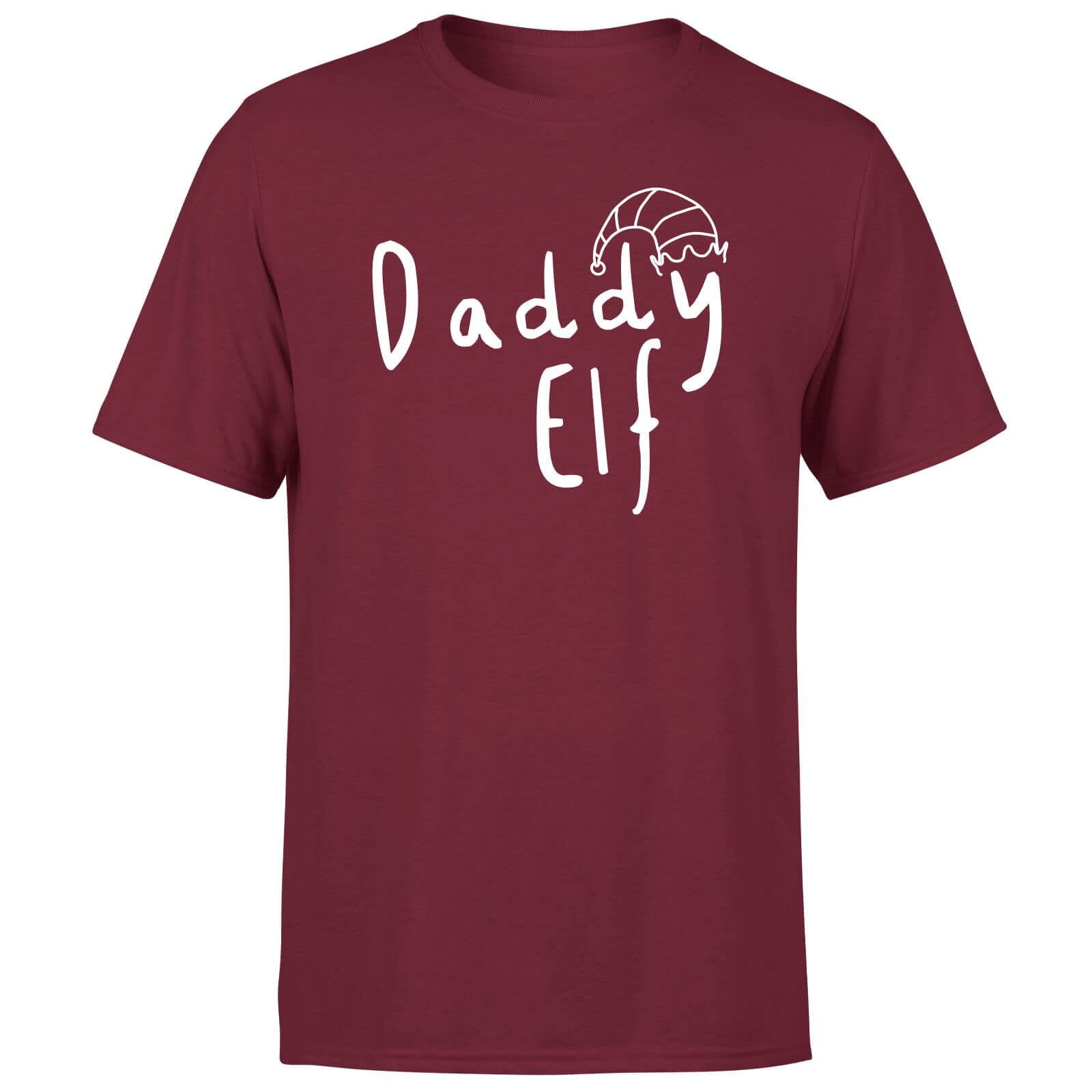 Daddy Elf Men's T-Shirt - Burgundy - XS
