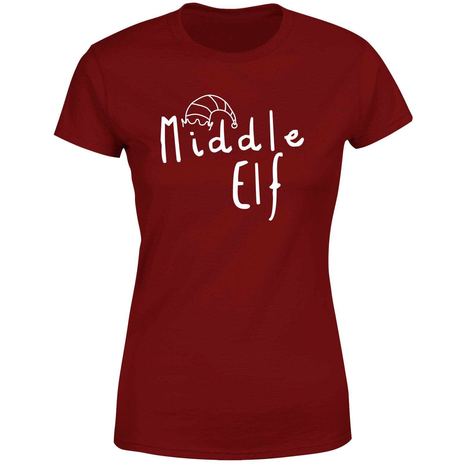 Middle Elf Women's T-Shirt - Burgundy - XS - Burgundy