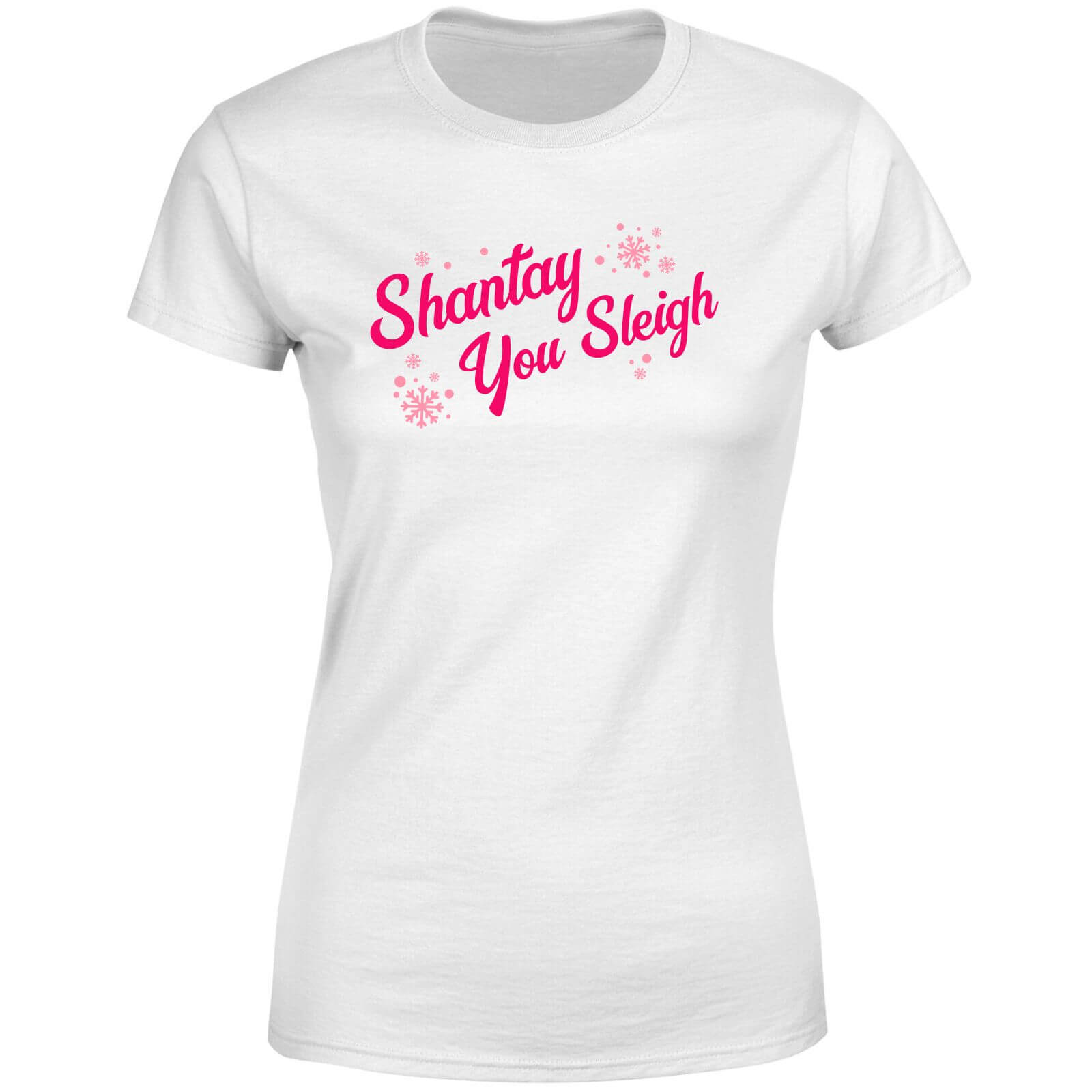 Snowy Shantay You Sleigh Women's T-Shirt - White - S - White
