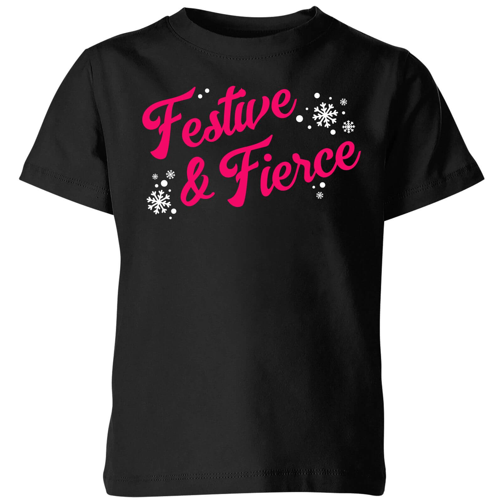 Festive & Fierce Kids' T-Shirt - Black - 3-4 Years - Black