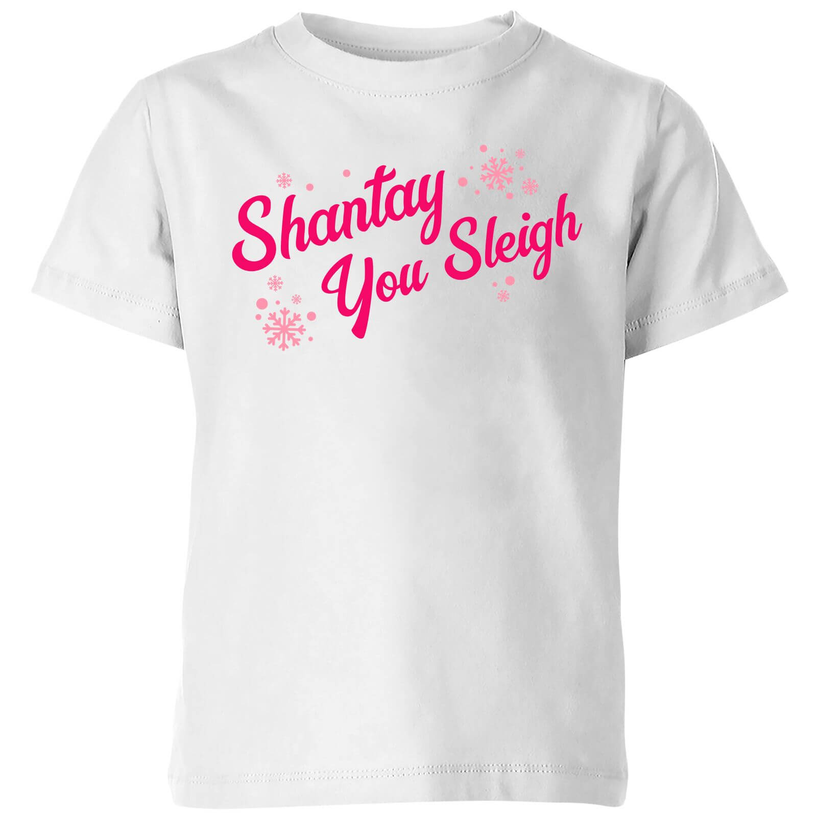 Snowy Shantay You Sleigh Kids' T-Shirt - White - 3-4 Years - White