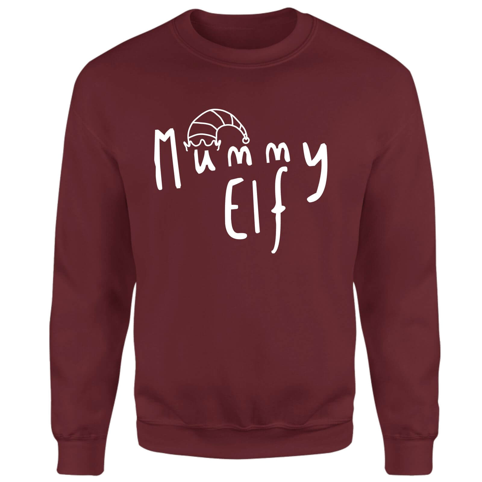 Mummy Elf Sweatshirt - Burgundy - M - Burgundy