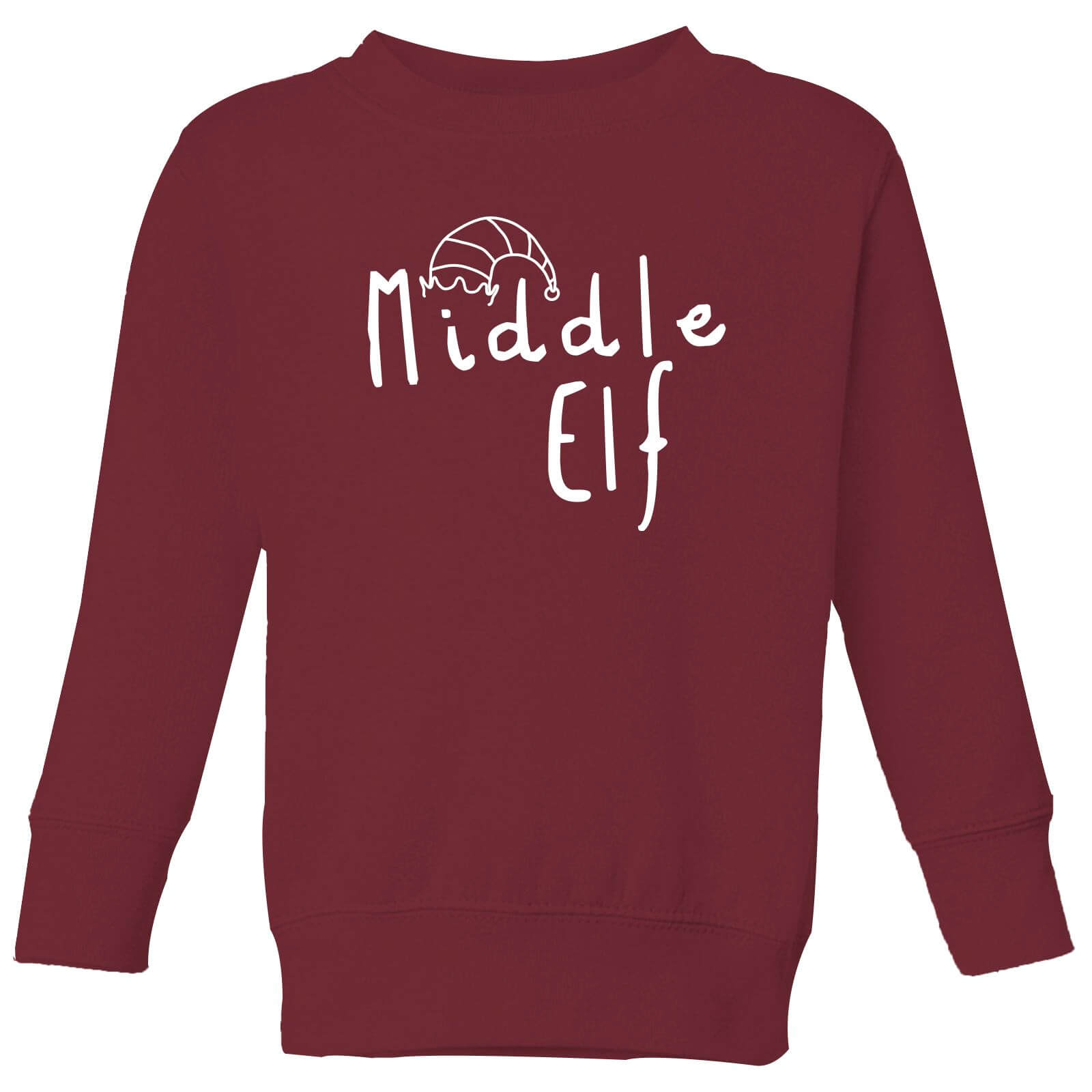 Middle Elf Kids' Sweatshirt - Burgundy - 11-12 Years - Burgundy