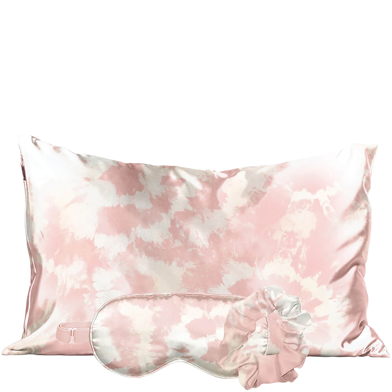 

Kitsch RESET EDIT Satin Sleep Set Blush Tie-Dye