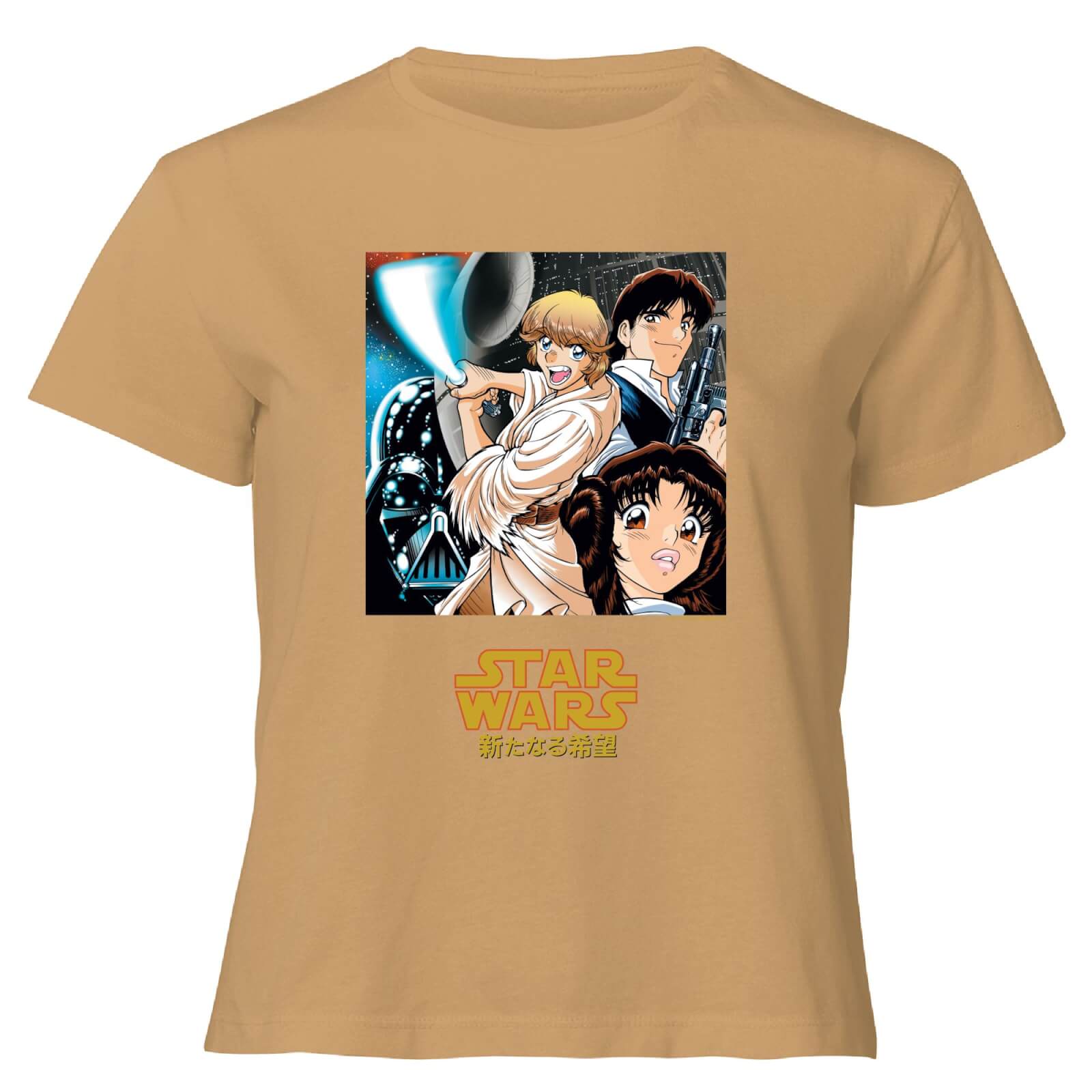 

Star Wars Manga Style Women's Cropped T-Shirt - Tan - XS - Tan