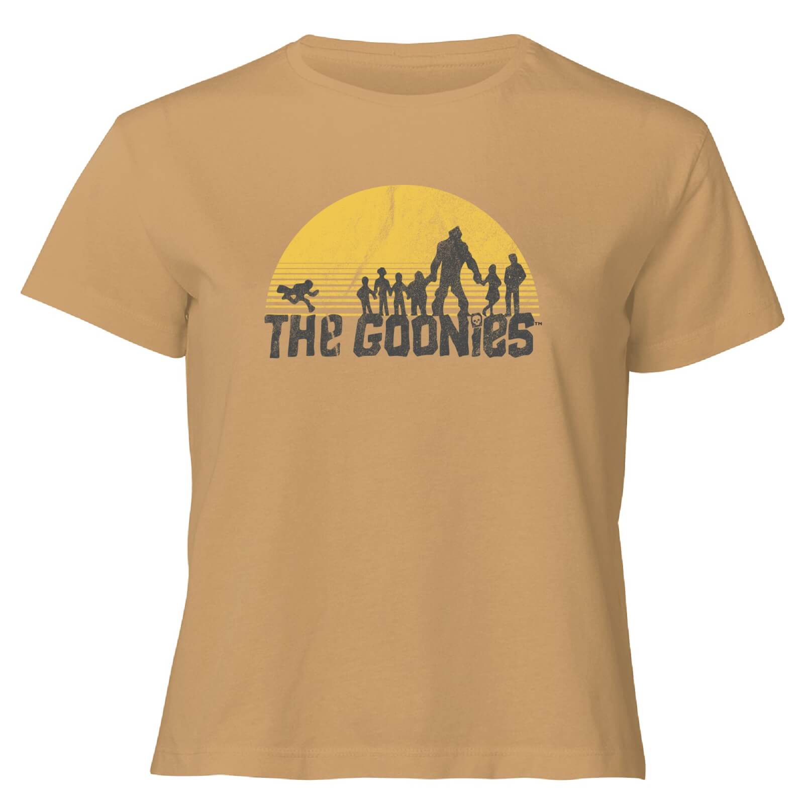 

The Goonies Retro Logo Women's Cropped T-Shirt - Tan - S - Tan