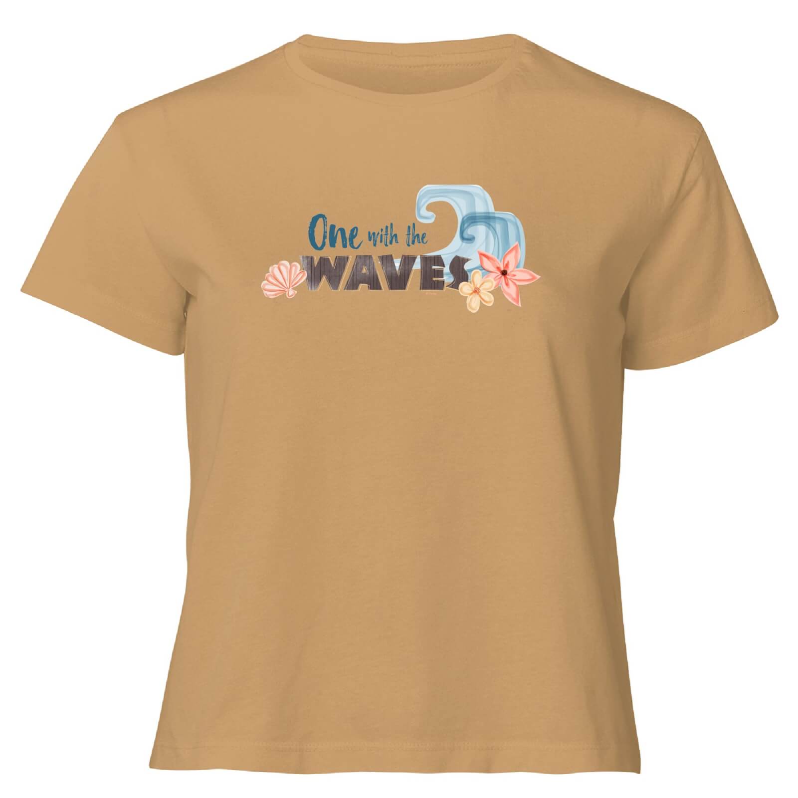 Moana One With The Waves Women's Cropped T-Shirt - Tan - XS - Tan