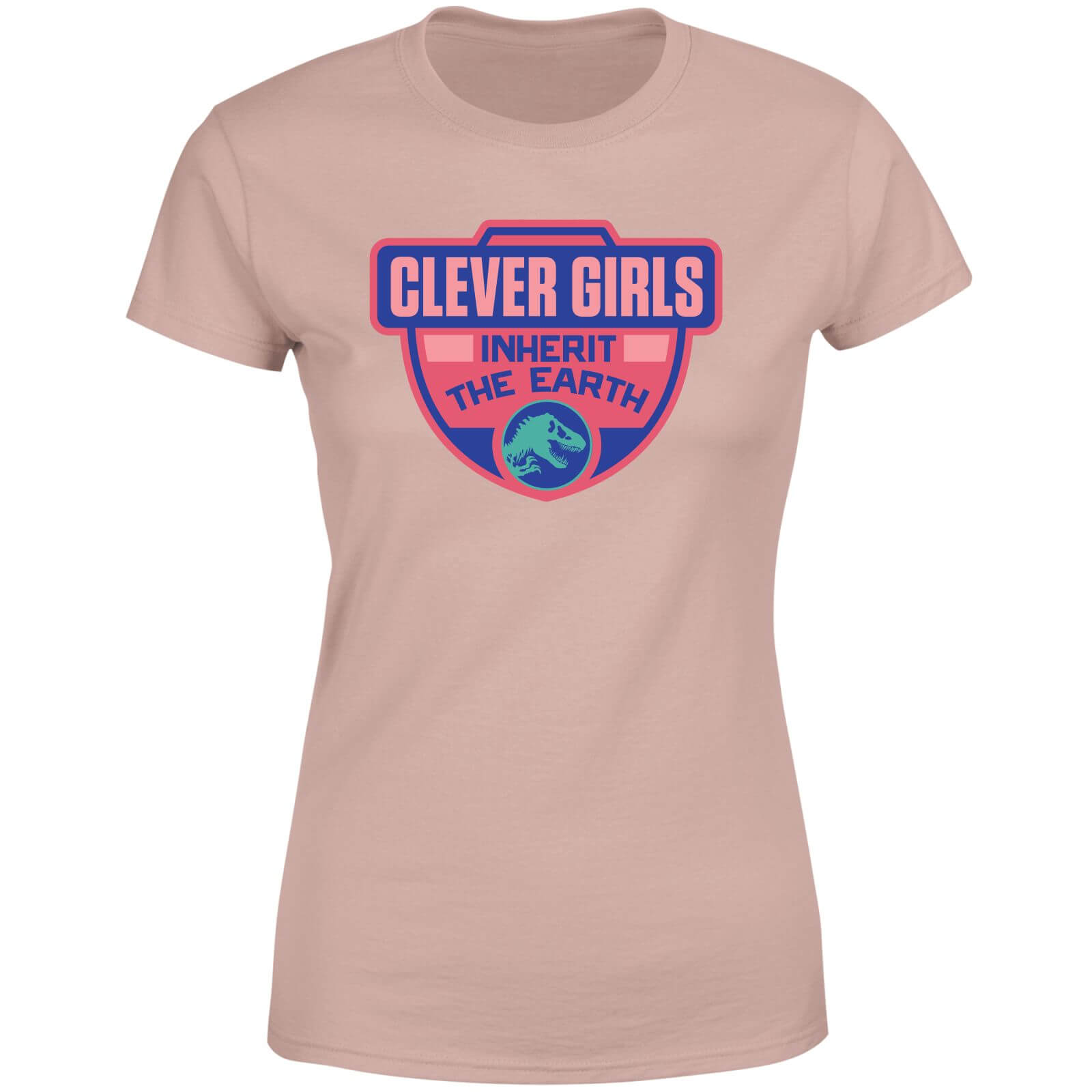 Jurassic Park Clever Girls Inherit The Earth Women's T-Shirt - Dusty Pink - XS - Dusty pink