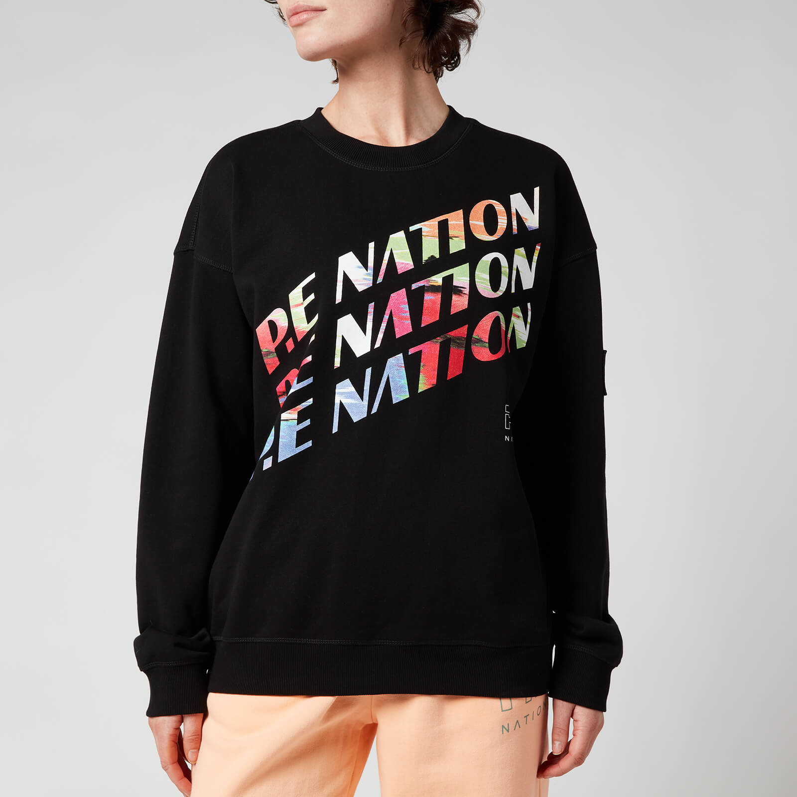 P.E Nation Women's Check Mark Sweater - Black - XS