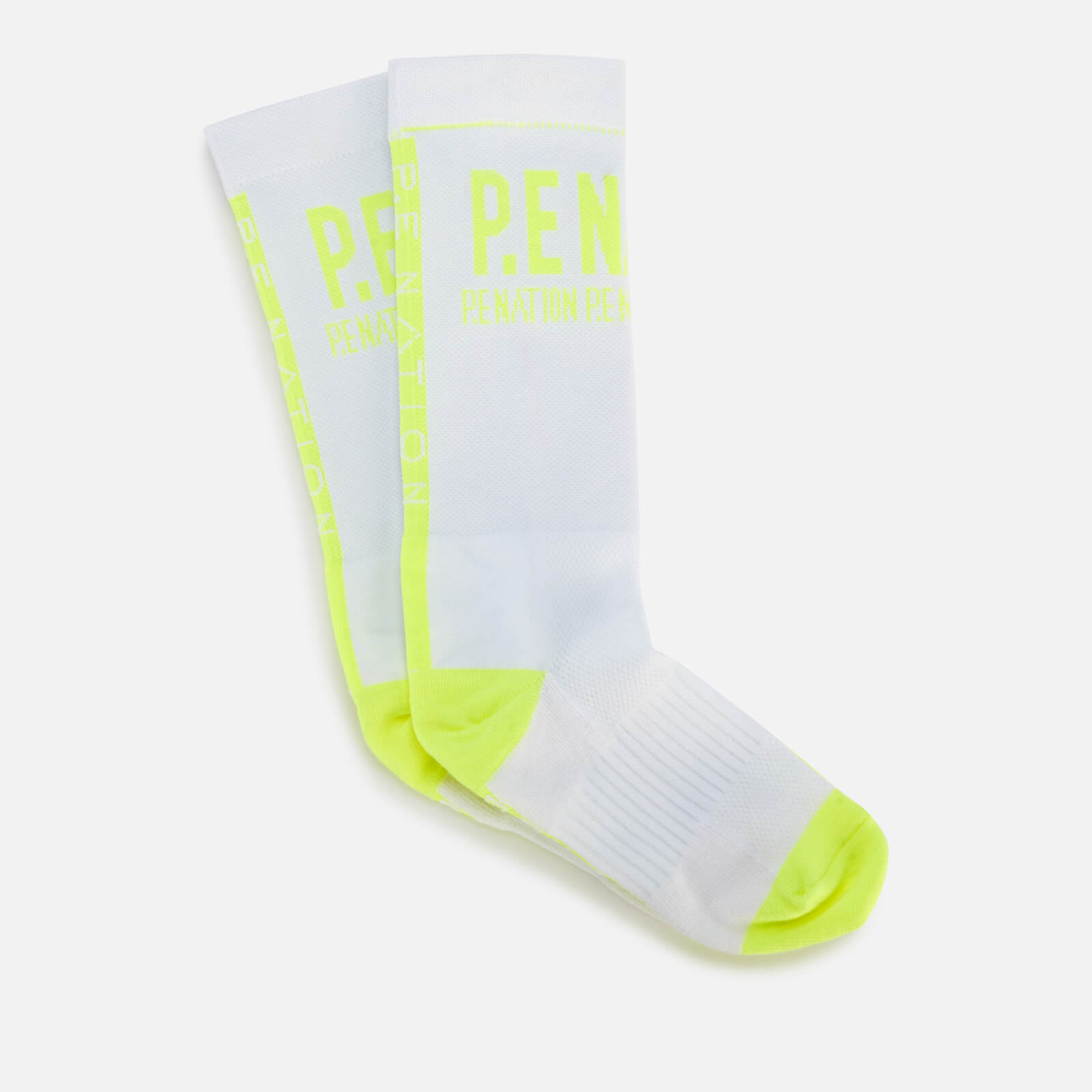 P.E Nation Women's Backline Socks - Optic White - S/M