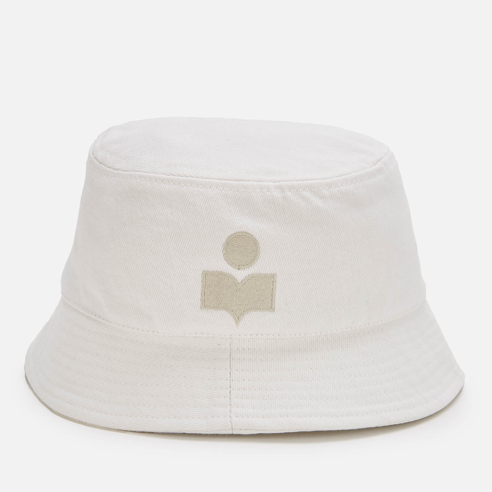 Isabel Marant Women's Haley Denim Bucket Hat - White - 56