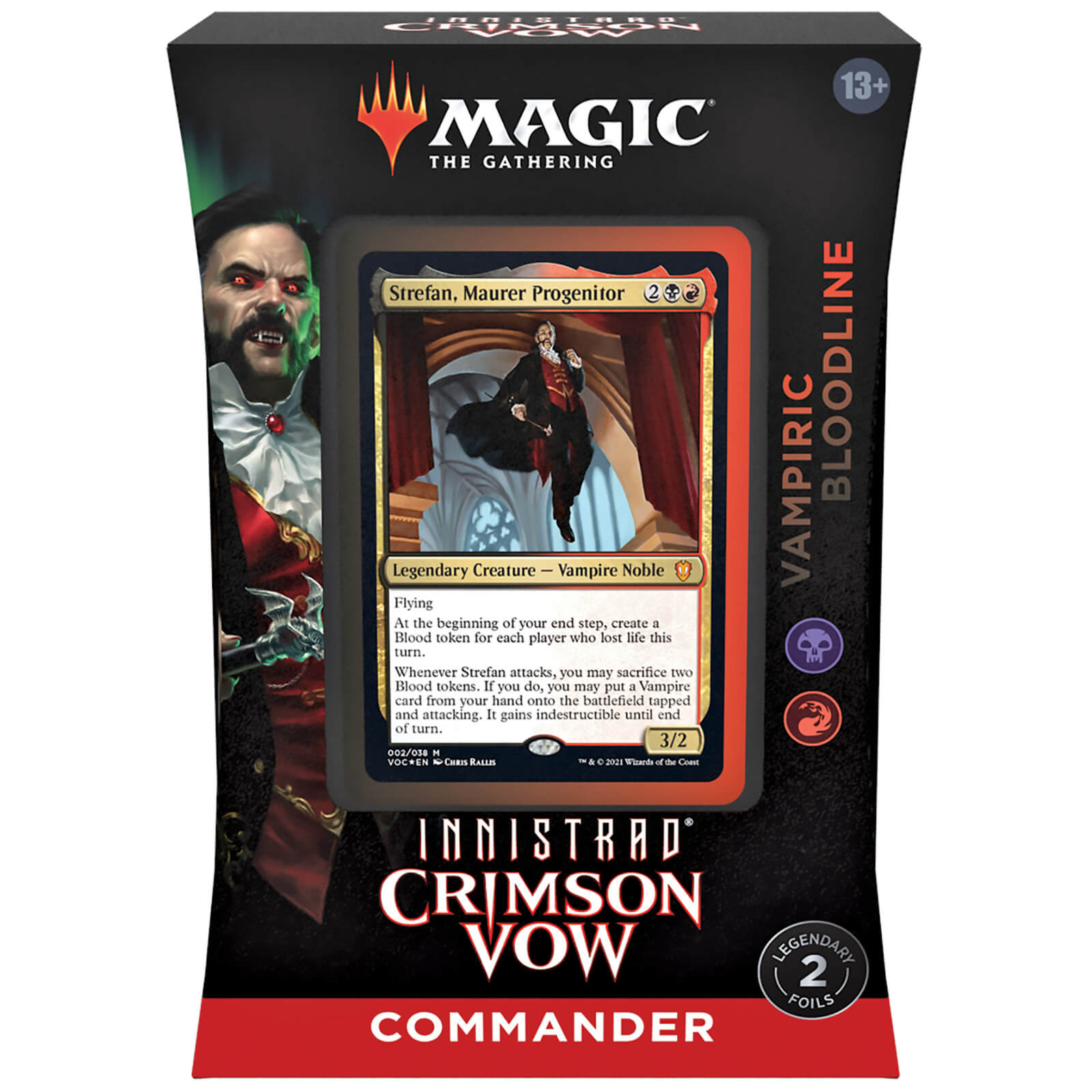 Magic: The Gathering - Innistrad: Crimson Vow Commander Deck - Vampiric Bloodline