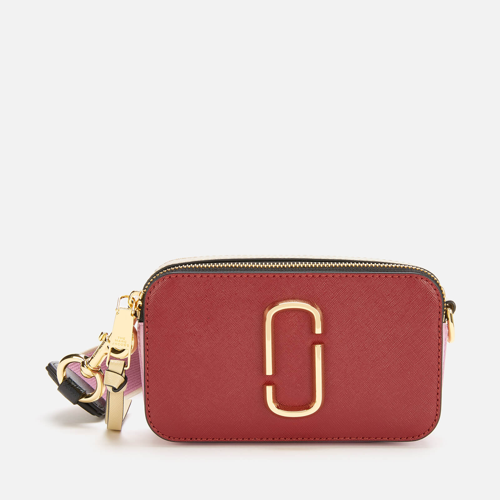 Marc Jacobs Women's Snapshot Bi Colour Crossbody Bag - Vachetta Red Multi