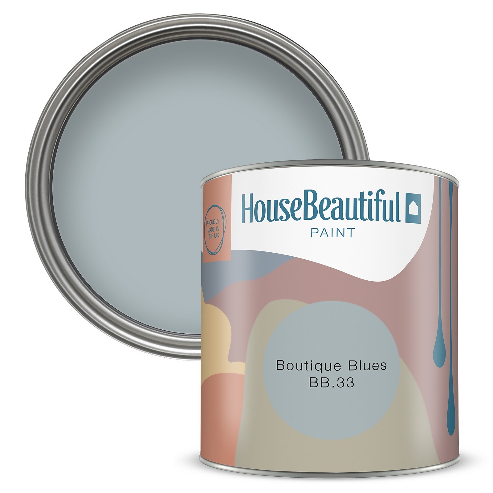 Photo of House Beautiful Durable Matt Emulsion Multi-surface Paint Boutique Blues Bb.33 Tester - 125ml