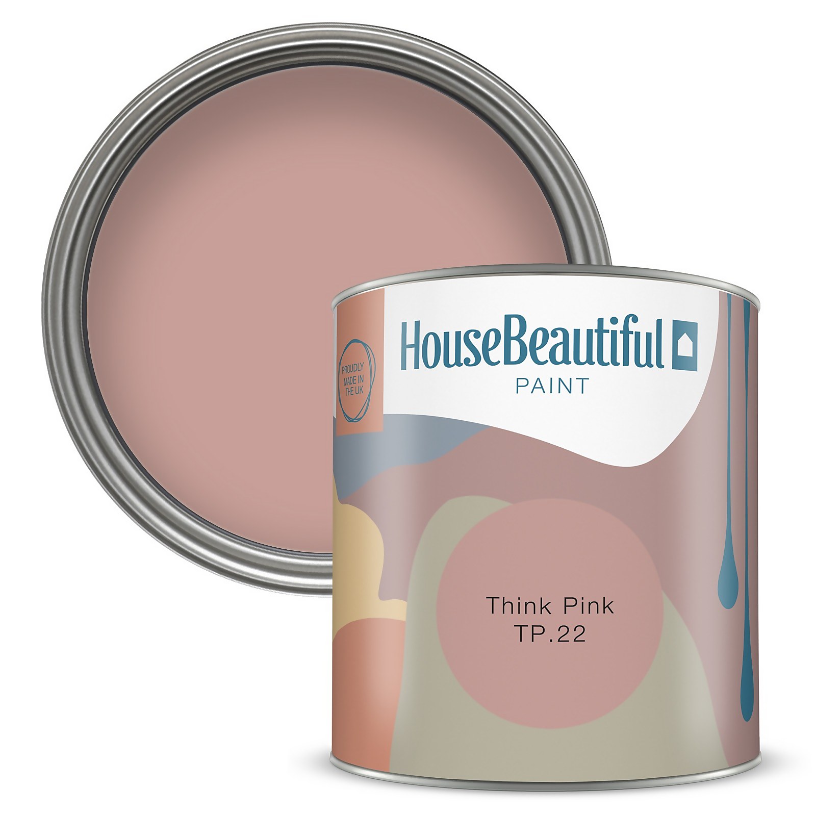 Photo of House Beautiful Durable Matt Emulsion Multi-surface Paint Think Pink Tp.22 Tester - 125ml
