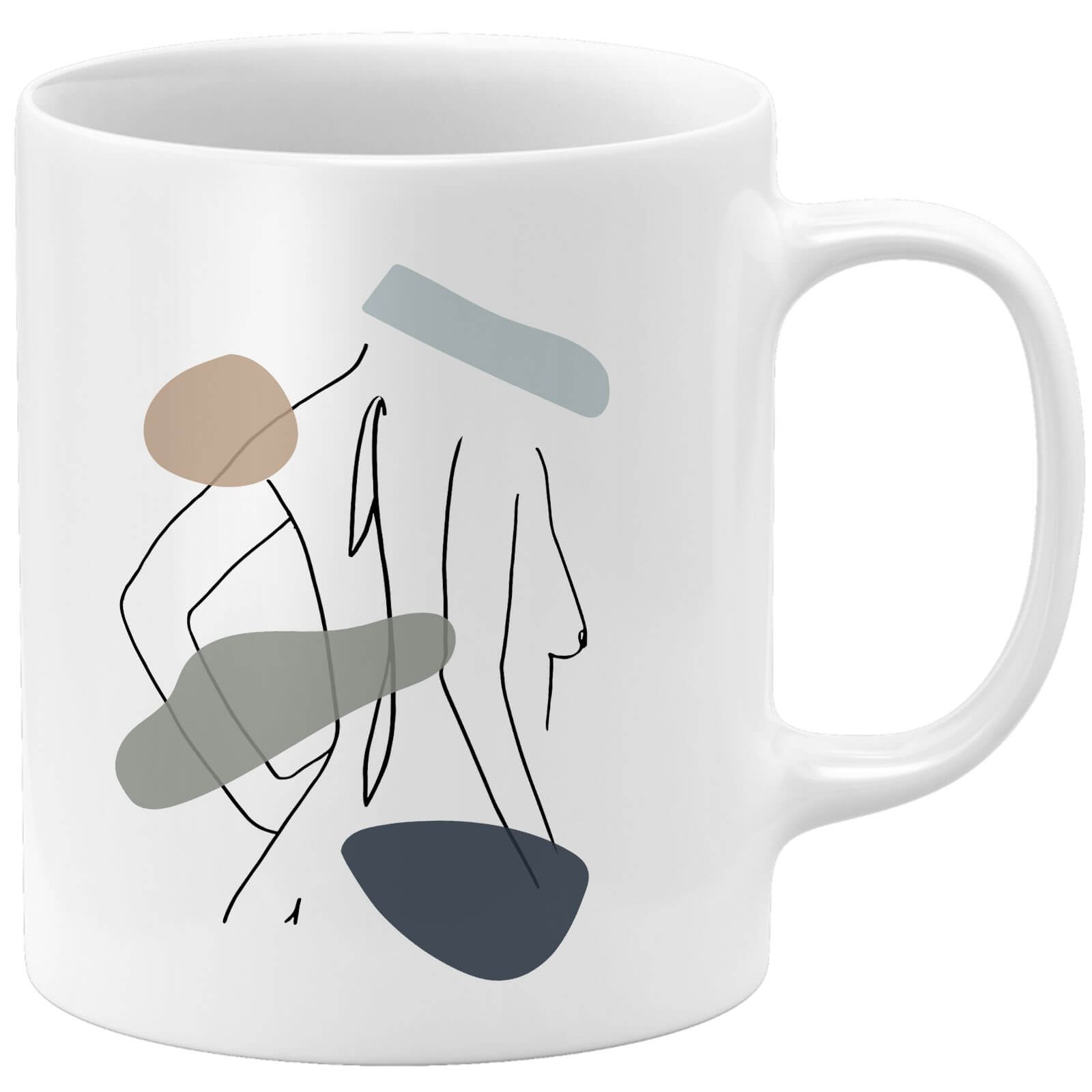 Line Art Female Side Pose Mug