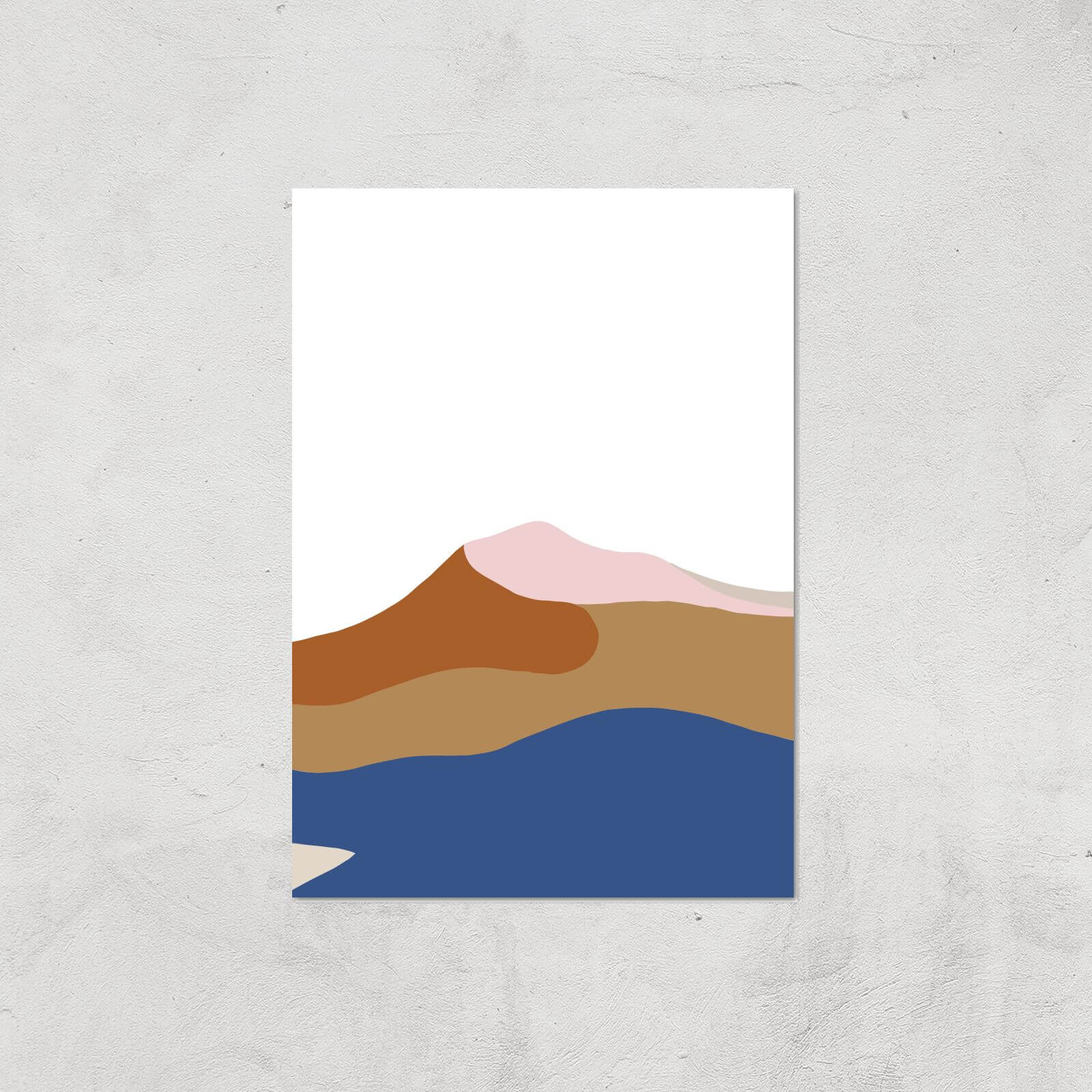 Abstract Dunes Giclee Art Print - A4 - Print Only