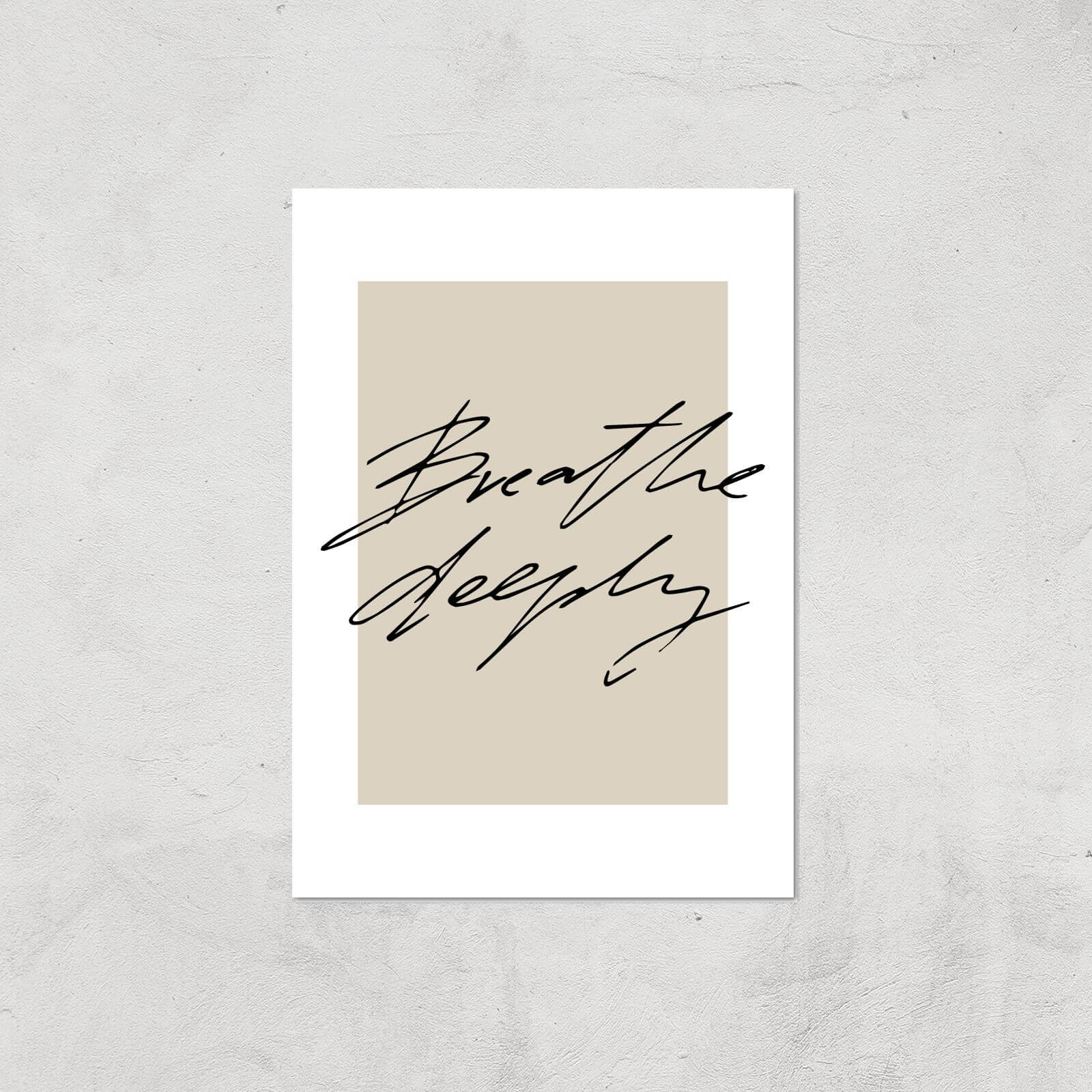 Breathe Deeply Giclee Art Print - A3 - Print Only