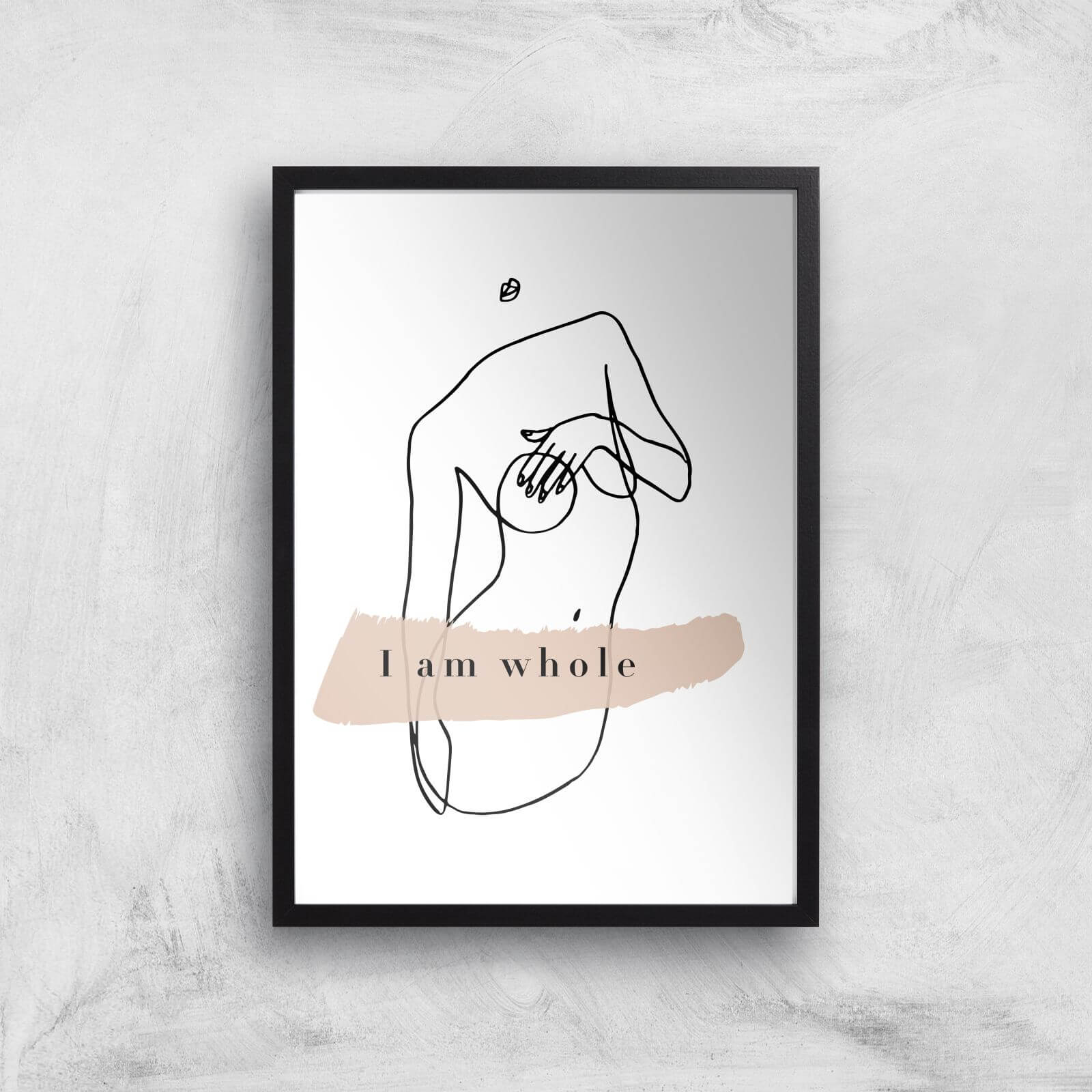 I Am Whole Giclee Art Print - A2 - Black Frame