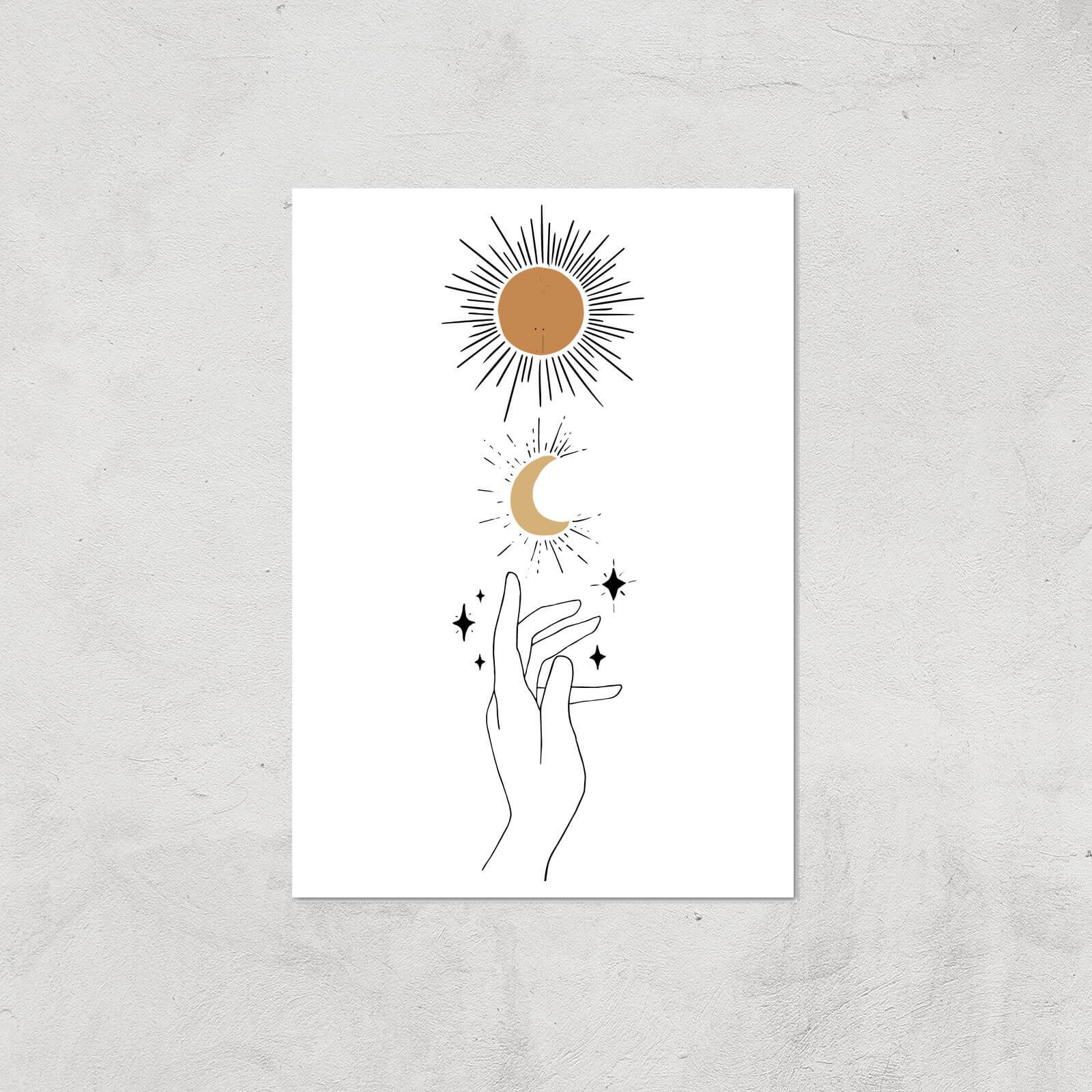 Hands Celestial Giclee Art Print - A2 - Print Only