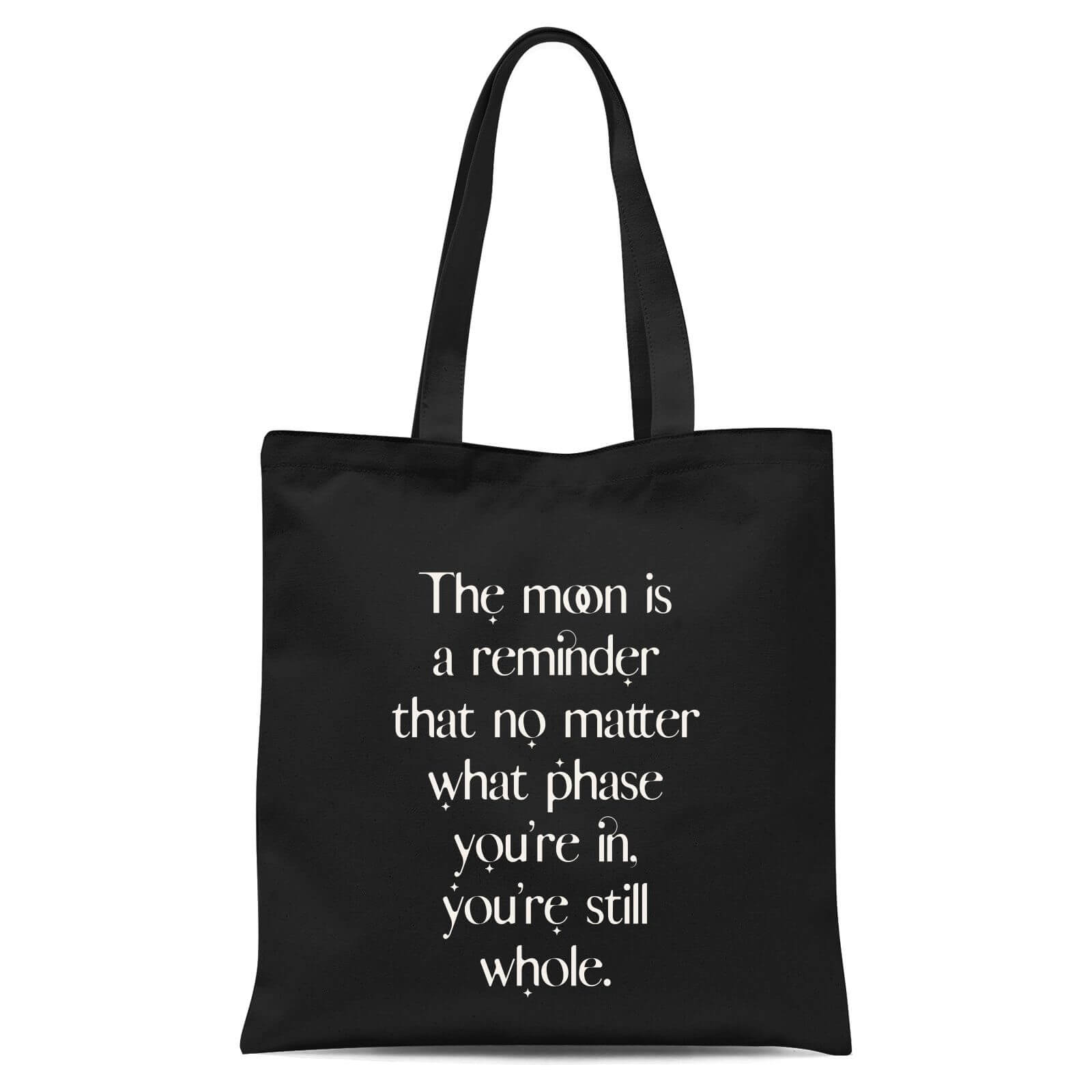 The Moon Is A Reminder Tote Bag - Black