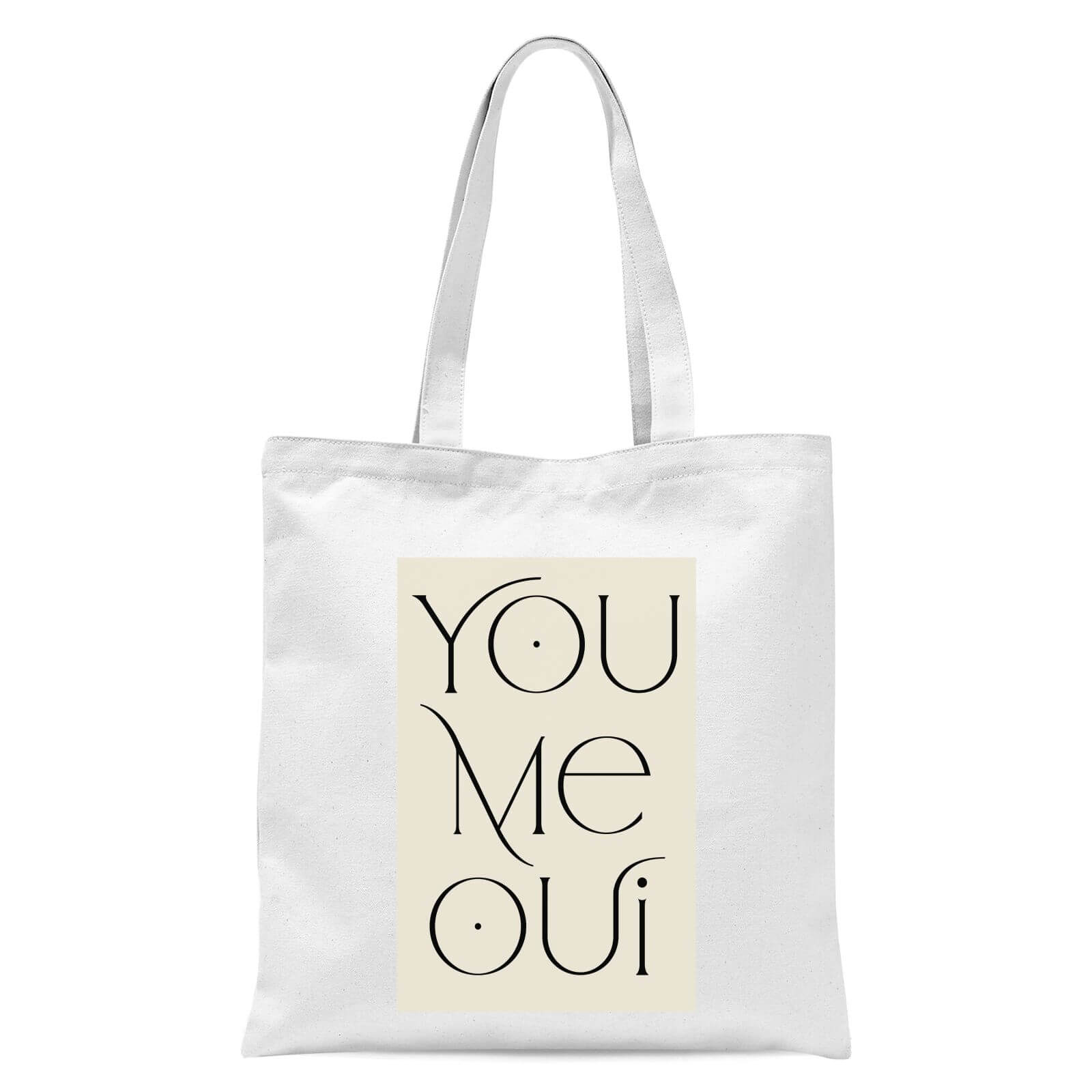 You Me Oui Tote Bag - White