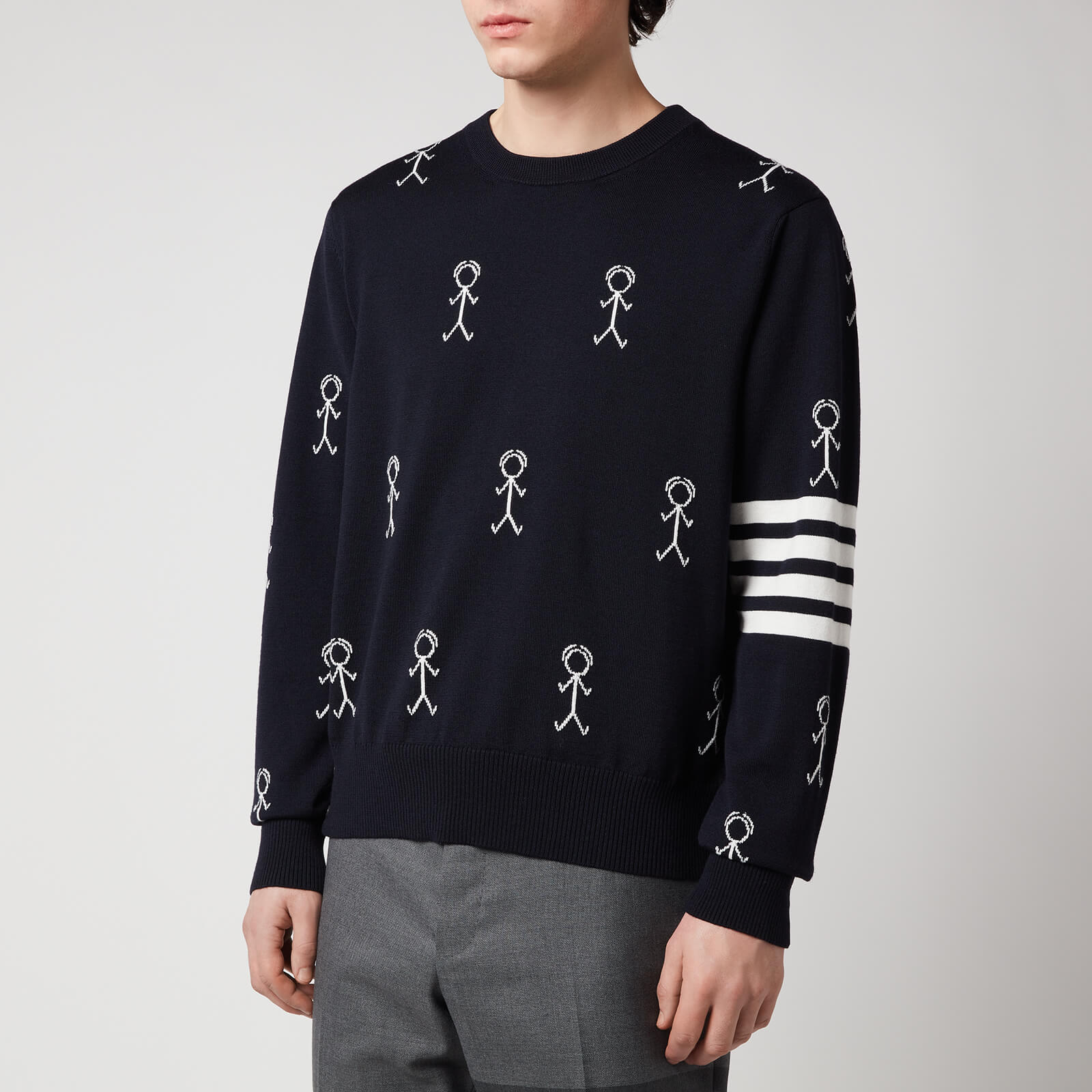 Thom Browne Men's Icons Jumper - Navy - 3/L
