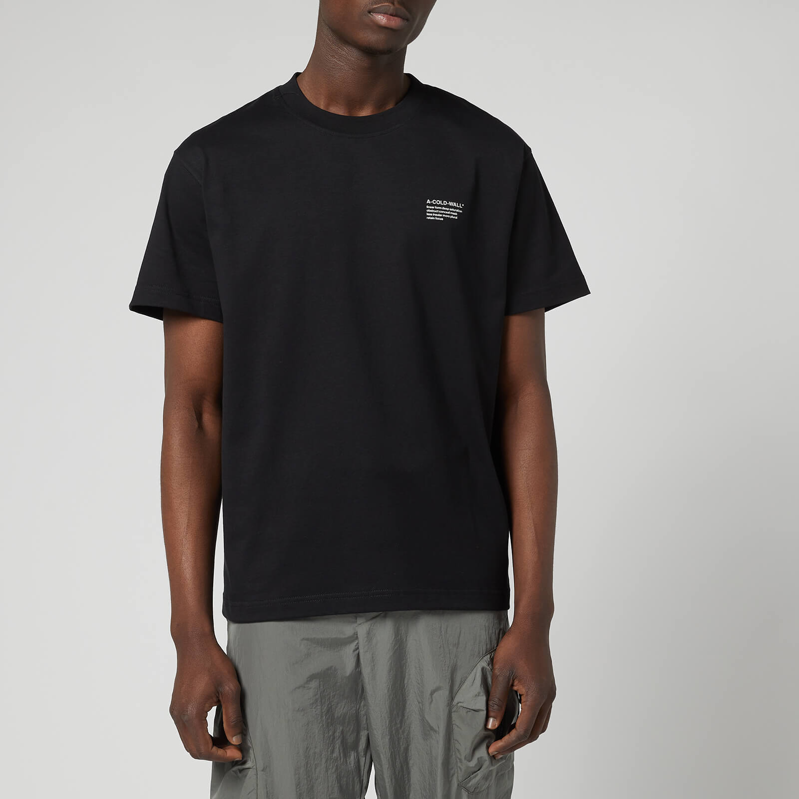 A-COLD-WALL* Men's Prose T-Shirt - Black - S