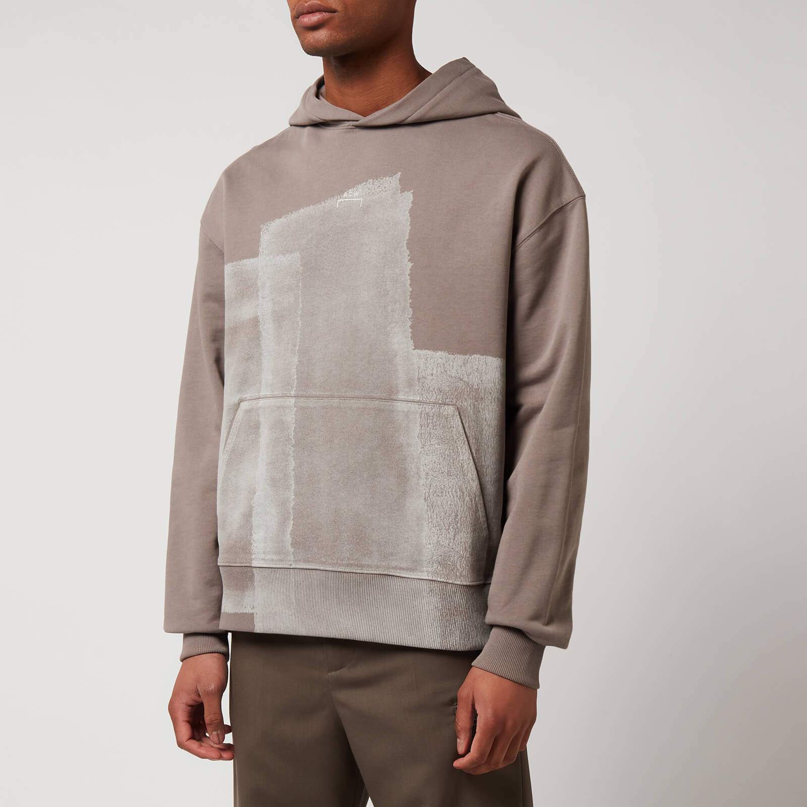 A-COLD-WALL* Men's Collage Hoodie - Mid Grey - S