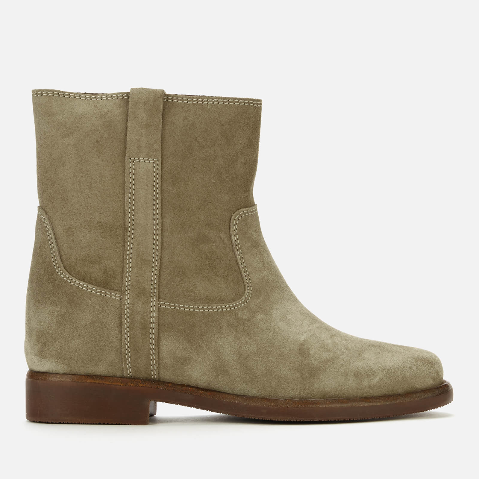 Isabel Marant Women's Susee Suede Flat Boots - Taupe - UK 3