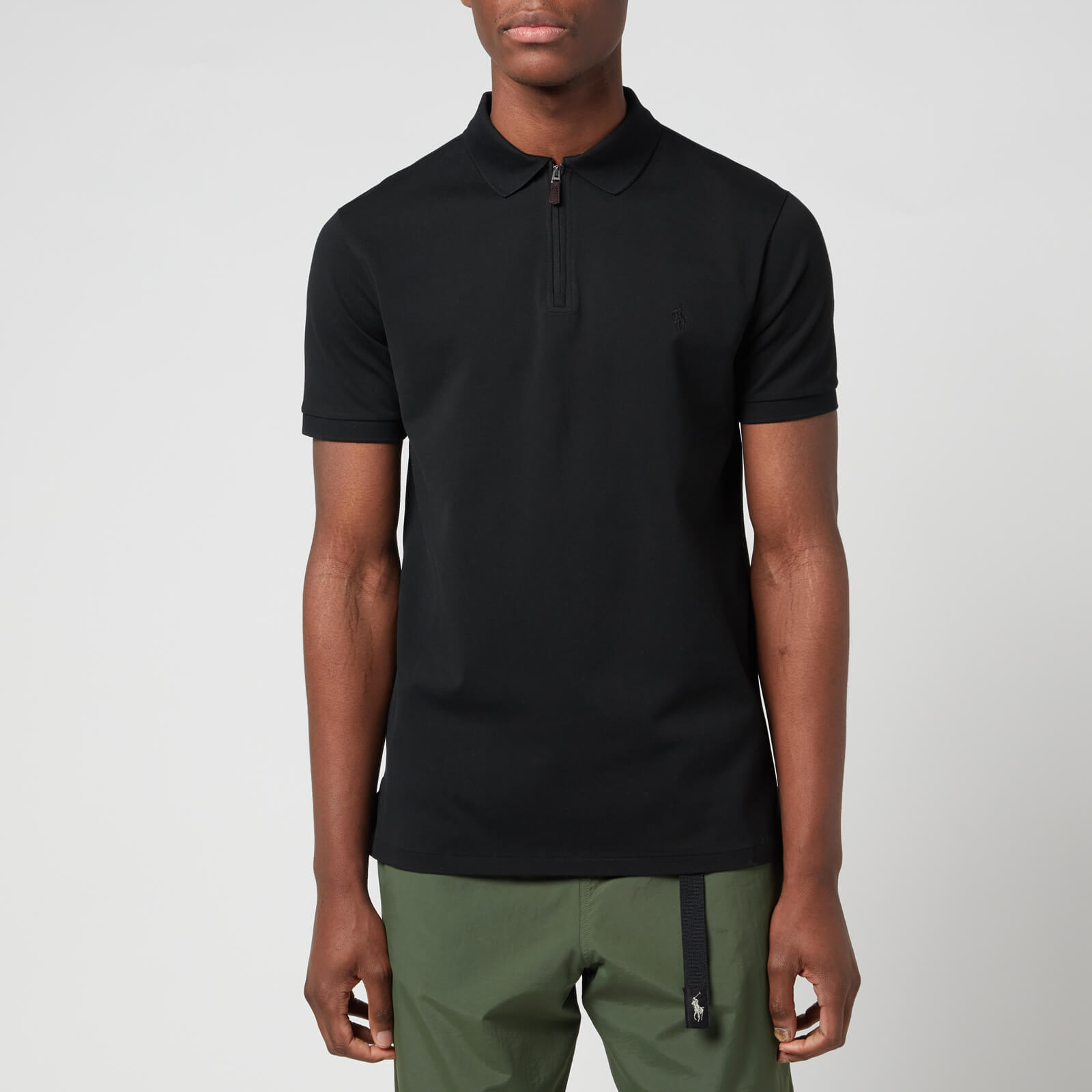 Polo Ralph Lauren , Herren Poloshirt Kurzarm in schwarz, Shirts für Herren