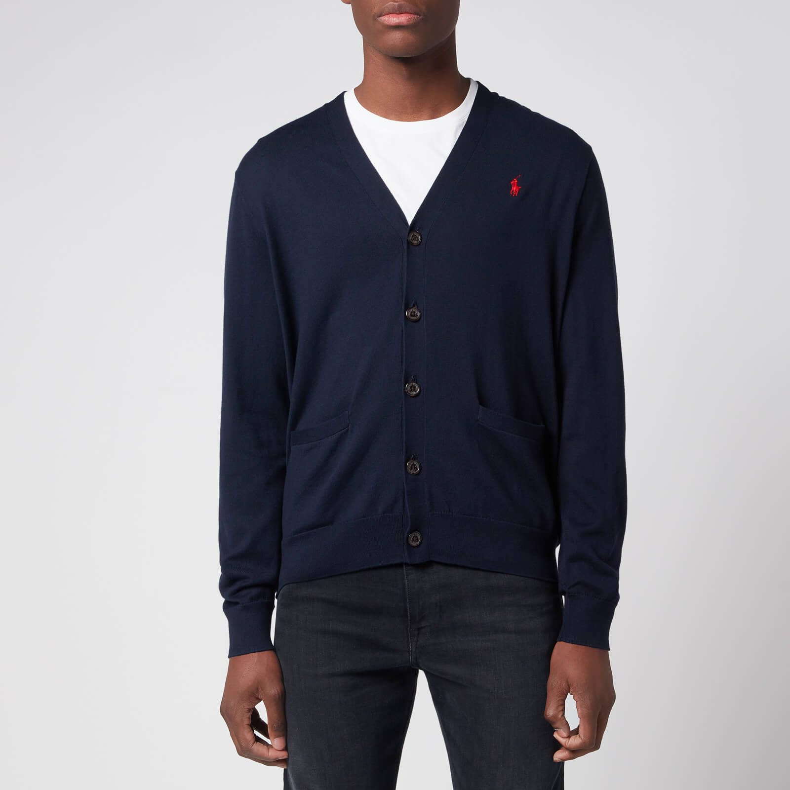 Polo Ralph Lauren Men's V-Neck Cardigan - Hunter Navy - S