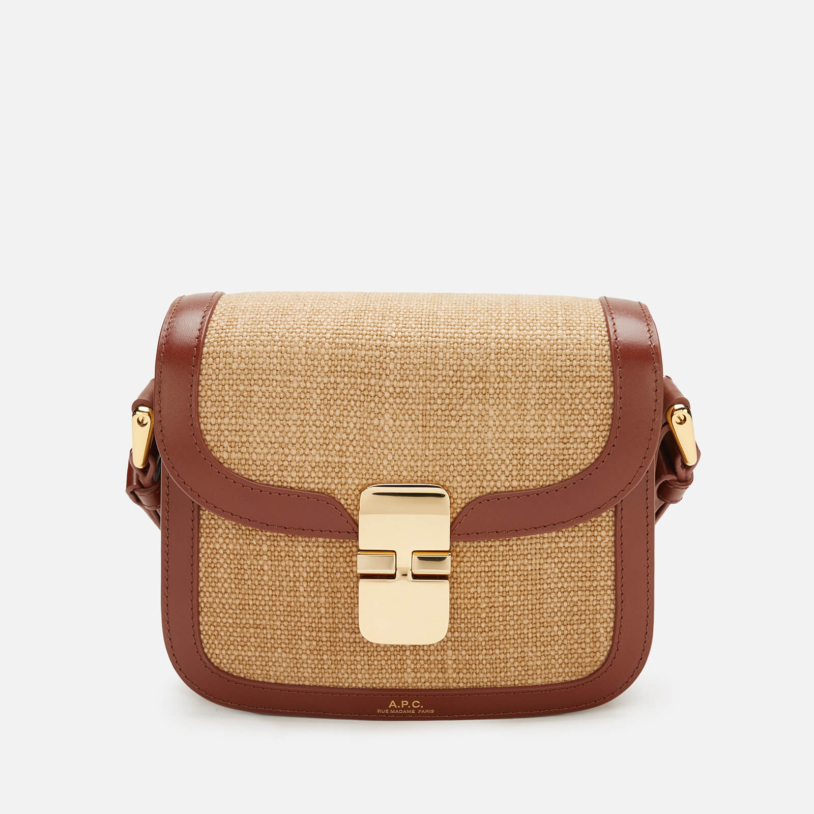 A.P.C. Women's Grace Mini Canvas Bag - Cad Hazelnut