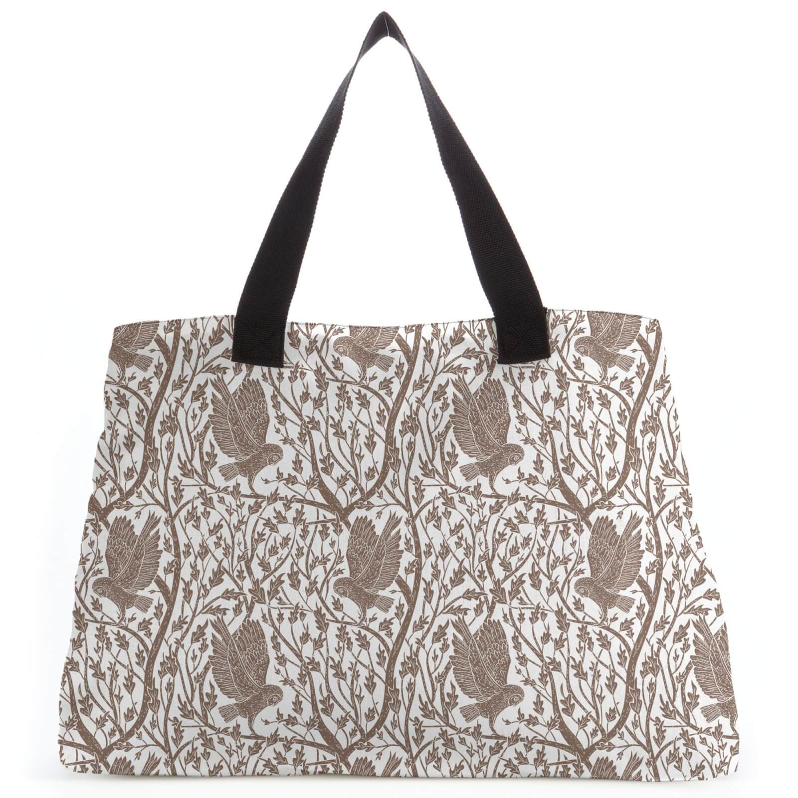 Owls Monochrome Great Grey Owl Function Tote Bag