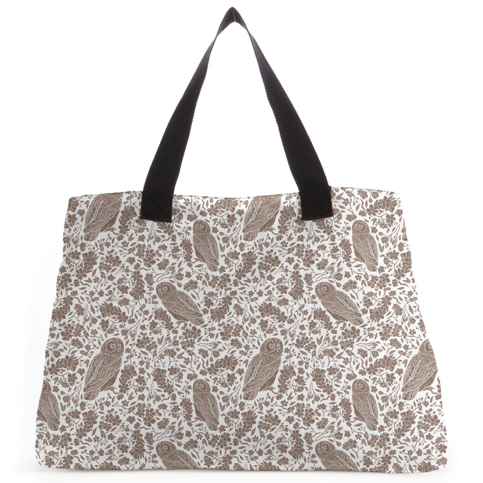 Owls Monochrome Great Horned Get Together Tote Bag