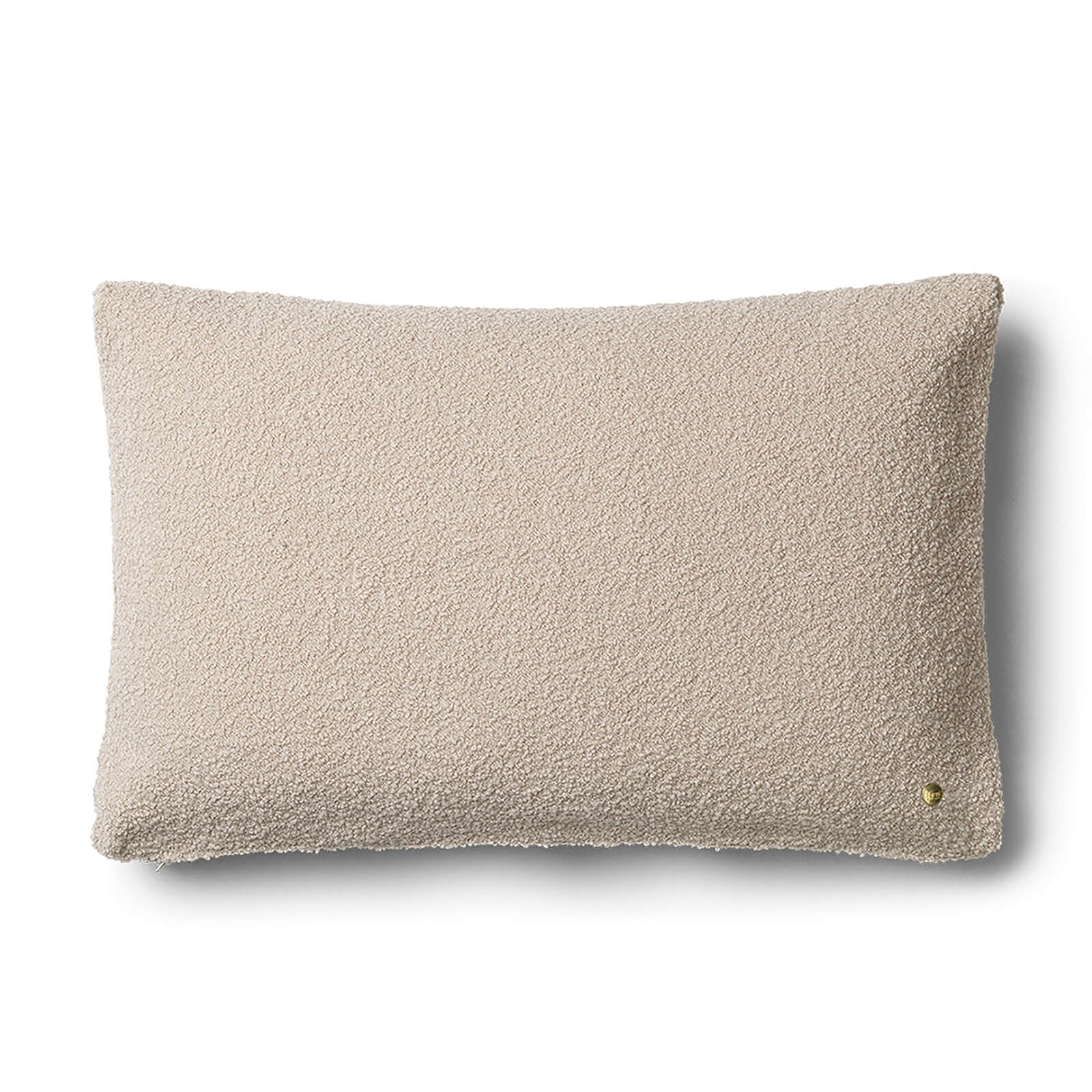 Ferm Living Clean Cushion - Wool Boucle - Natural