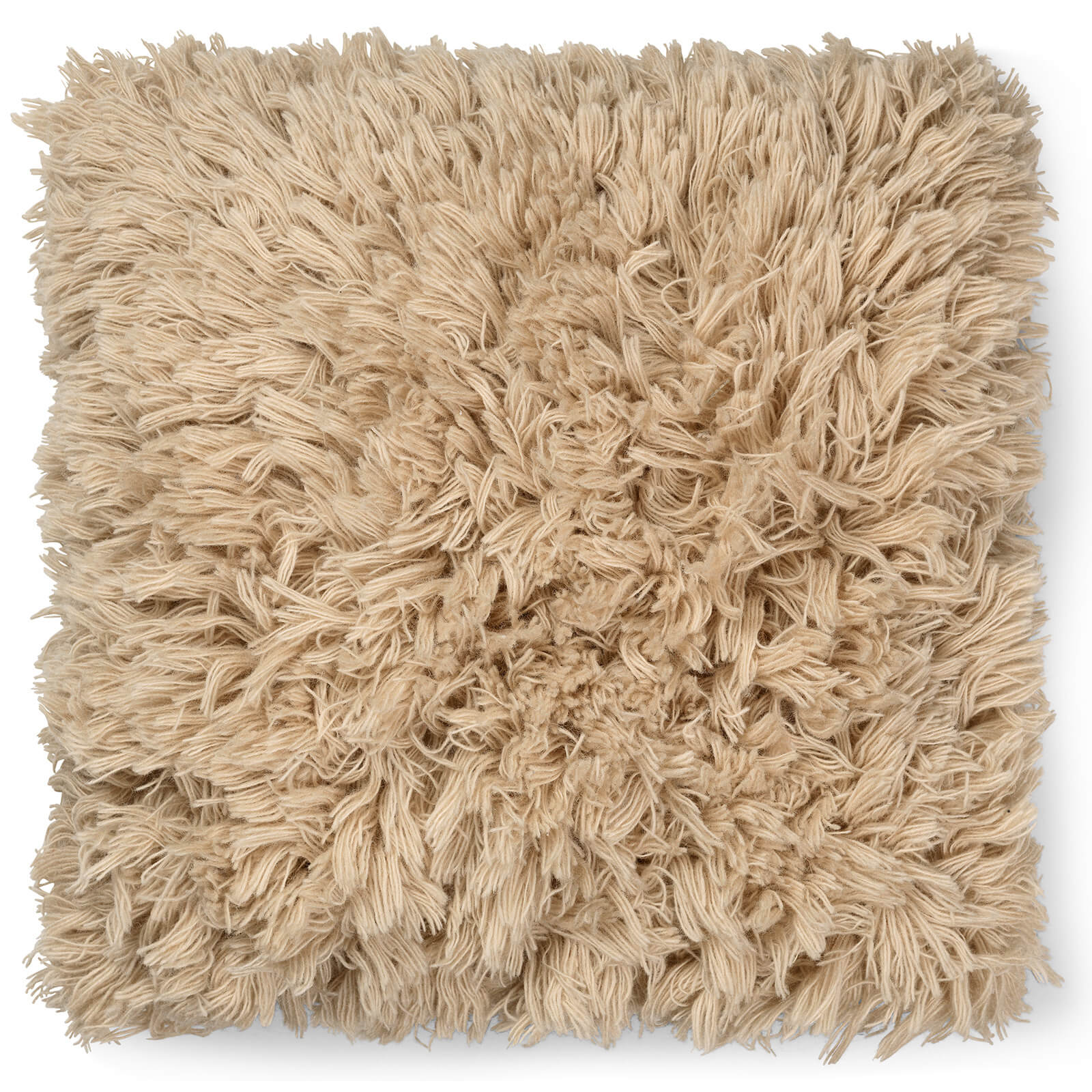 Ferm Living Meadow High Pile Cushion - Light Sand