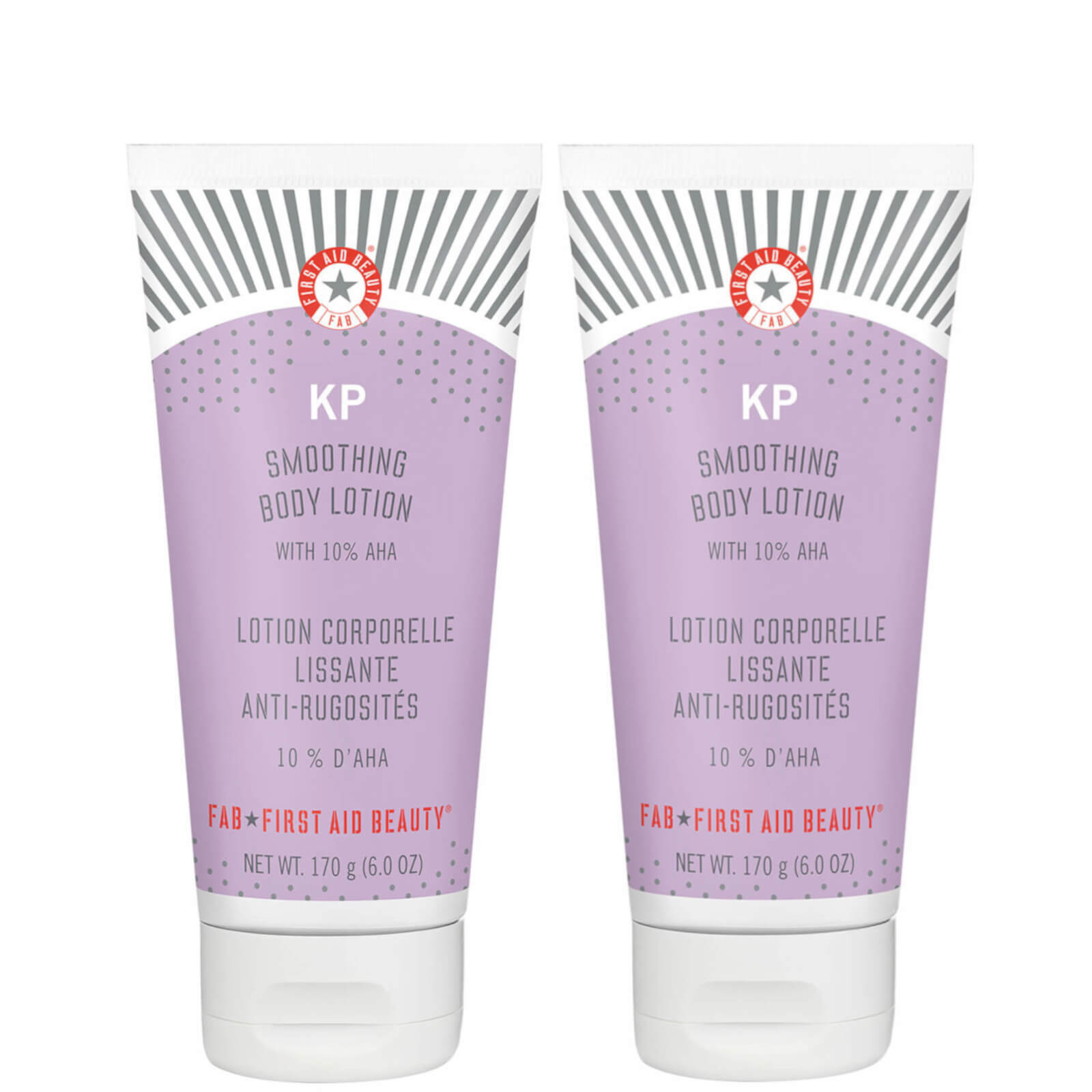 First Aid Beauty KP Smoothing Body Lotion Duo lookfantastic.com imagine