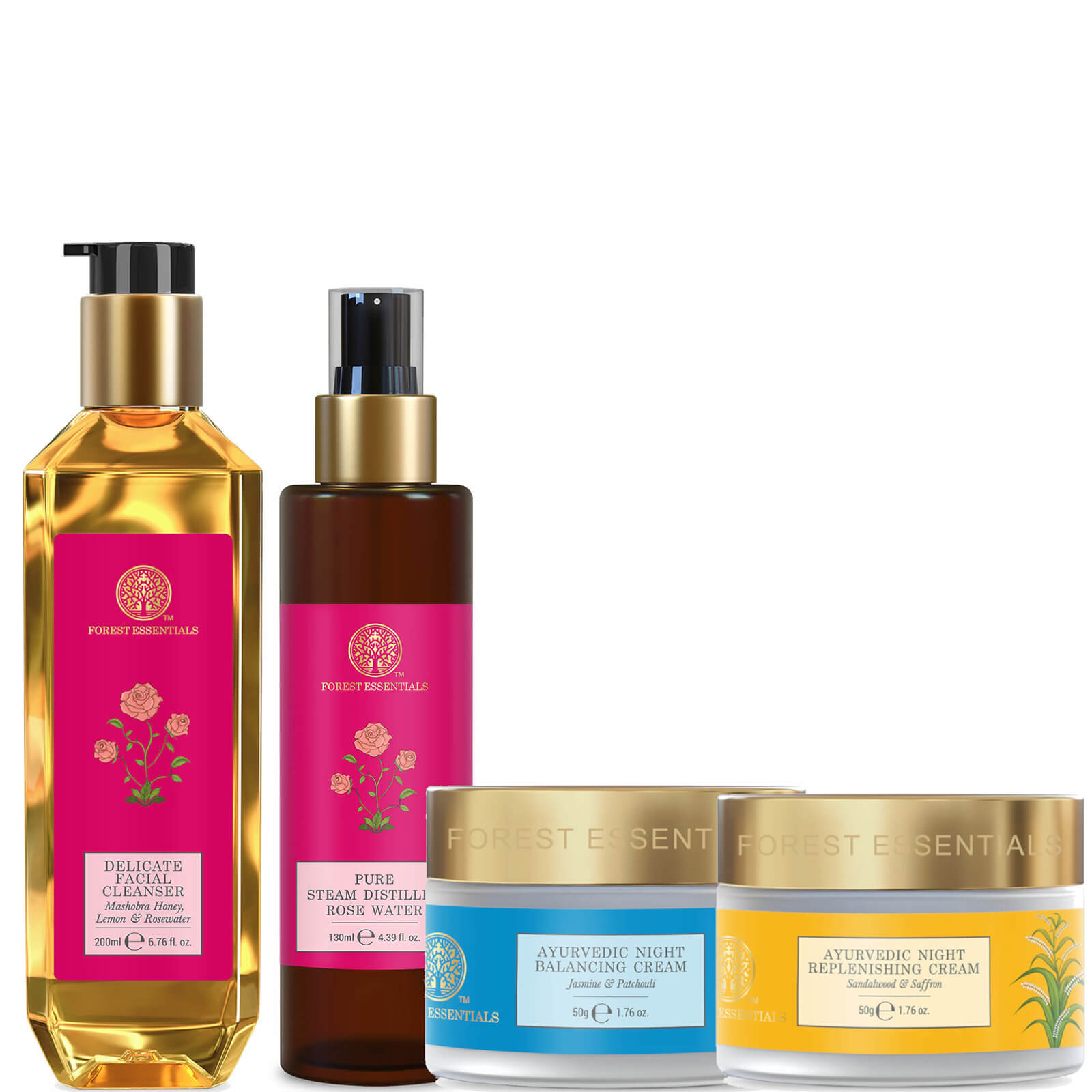 

Forest Essentials Night Care Regime for Combination Skin