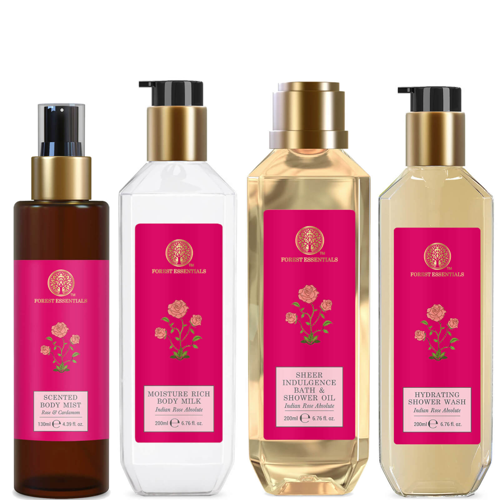 

Forest Essentials Indian Rose Absolute Body Care Kit