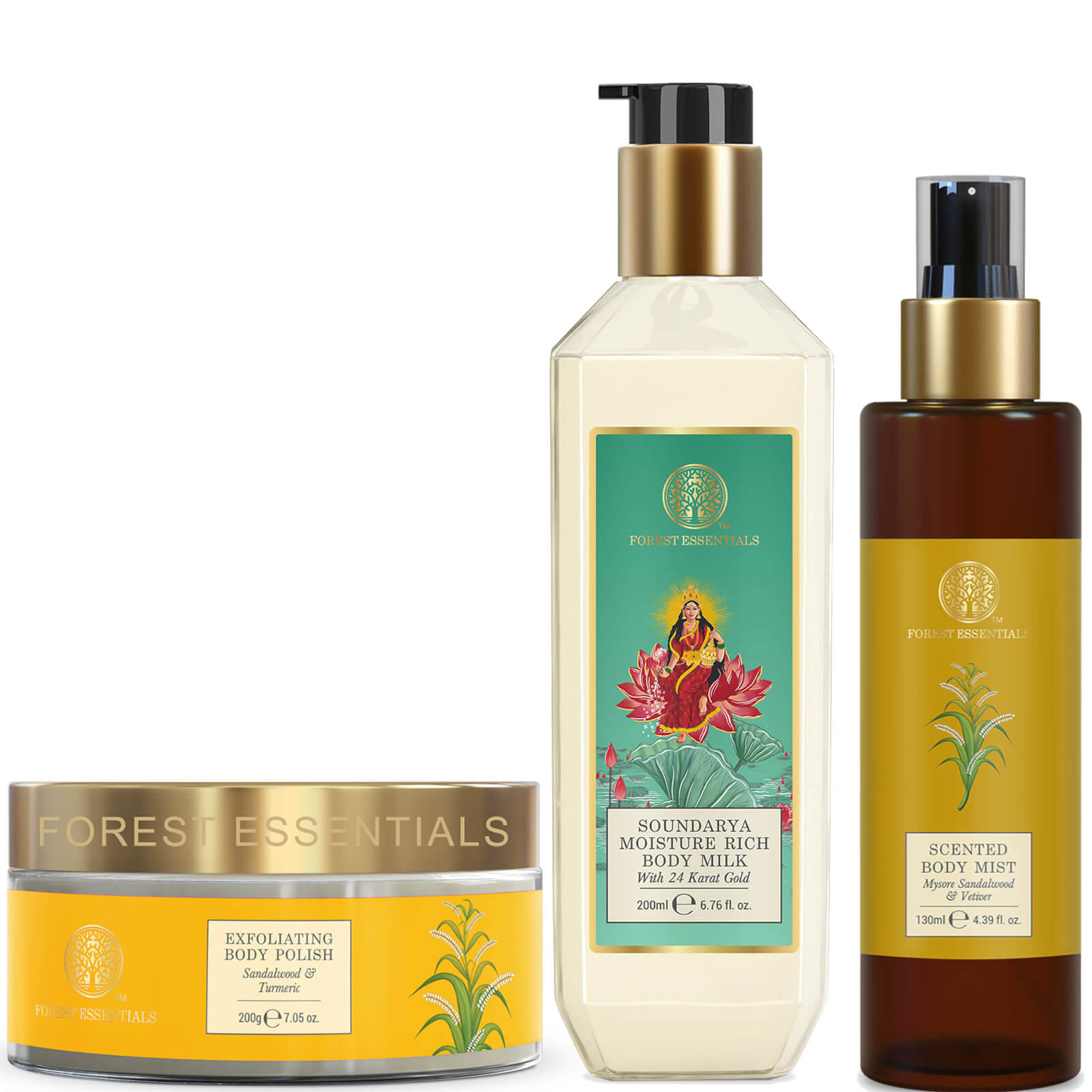 

Forest Essentials Must Have Weekly Body Care Regime