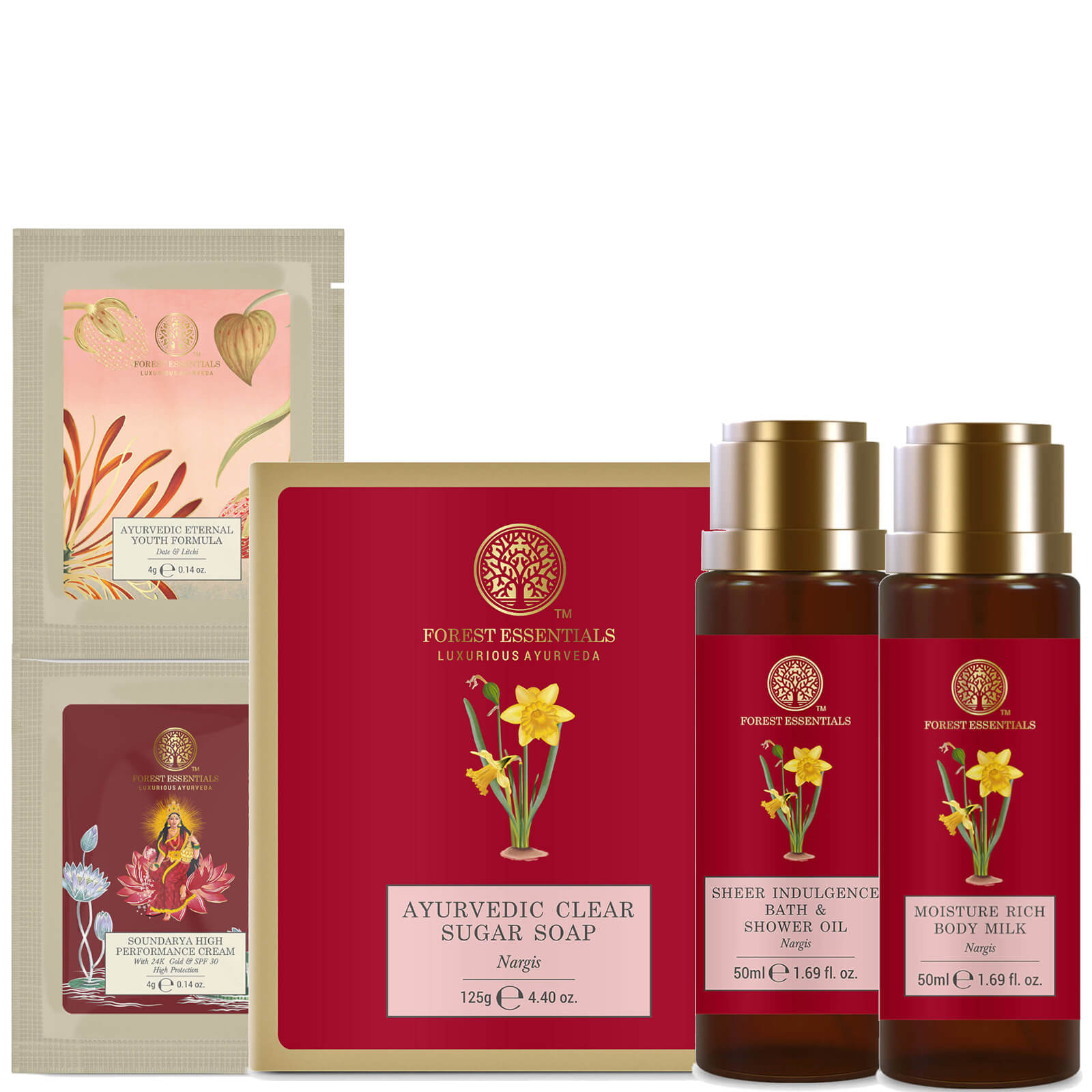 

Forest Essentials Nargis Body Care Kit