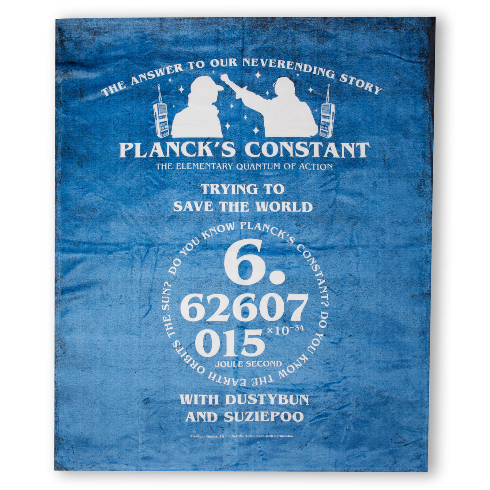 

Stranger Things Planck's Constant Fleece Blanket - L