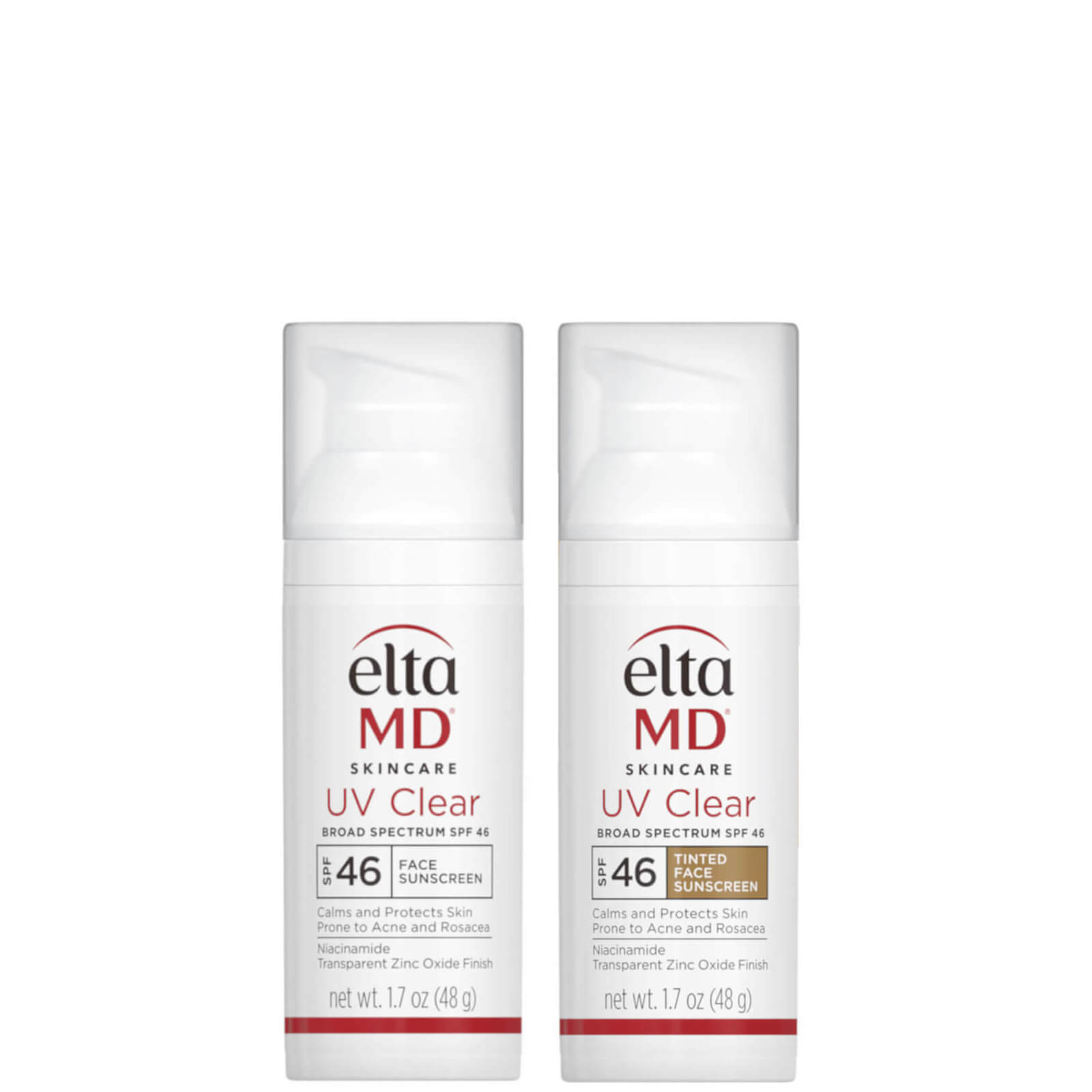 Eltamd Exclusive Uv Clear Tinted And Untinted Duo