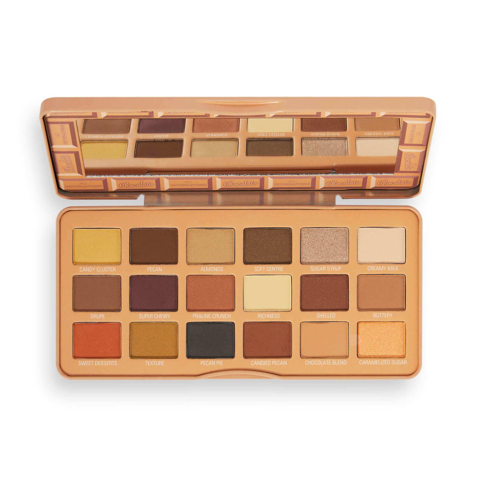 

I Heart Revolution Beauty Pecan Praline Chocolate Tin Palette