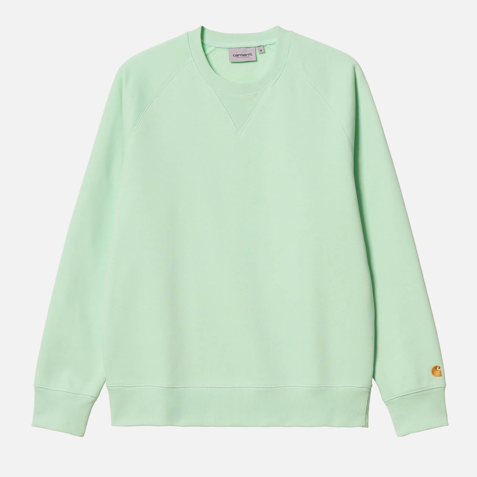 Carhartt WIP Men's Chase Sweatshirt - Pale Spearmint/Gold - S